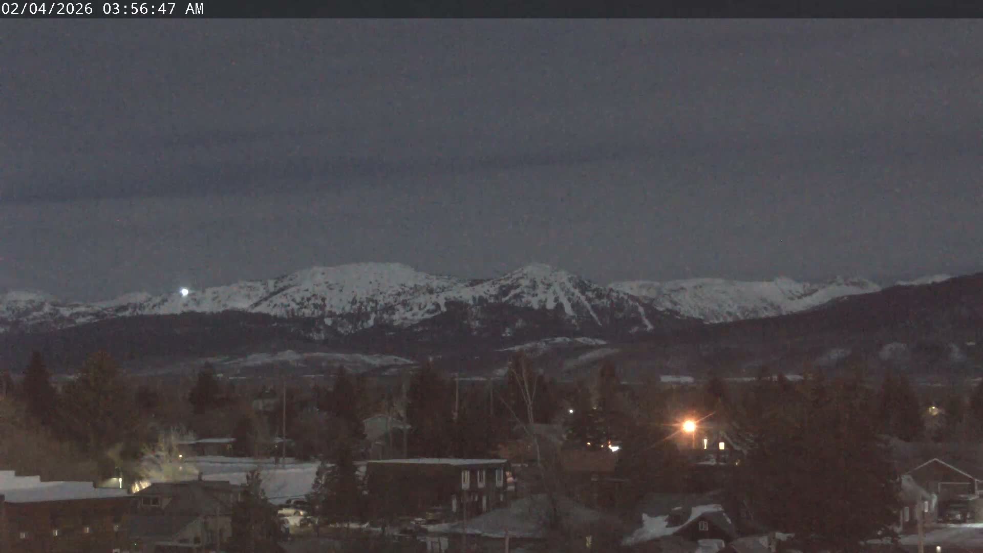 Driggs Village & Grand Targhee Habitat / Mountains Live Cam - Driggs, Teton, Idaho, USA
