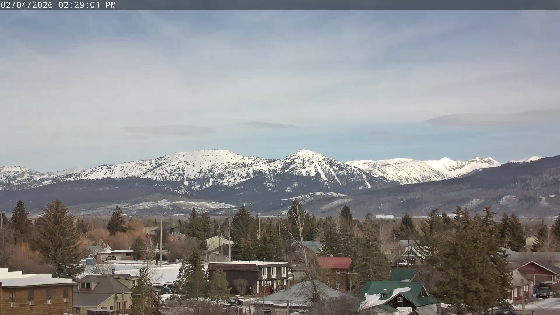 Driggs Village & Grand Targhee Habitat / Mountains Live Cam - Driggs, Teton, Idaho, USA