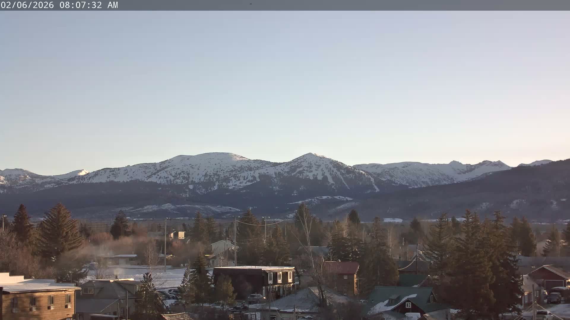 Driggs Village & Grand Targhee Habitat / Mountains Live Cam - Driggs, Teton, Idaho, USA