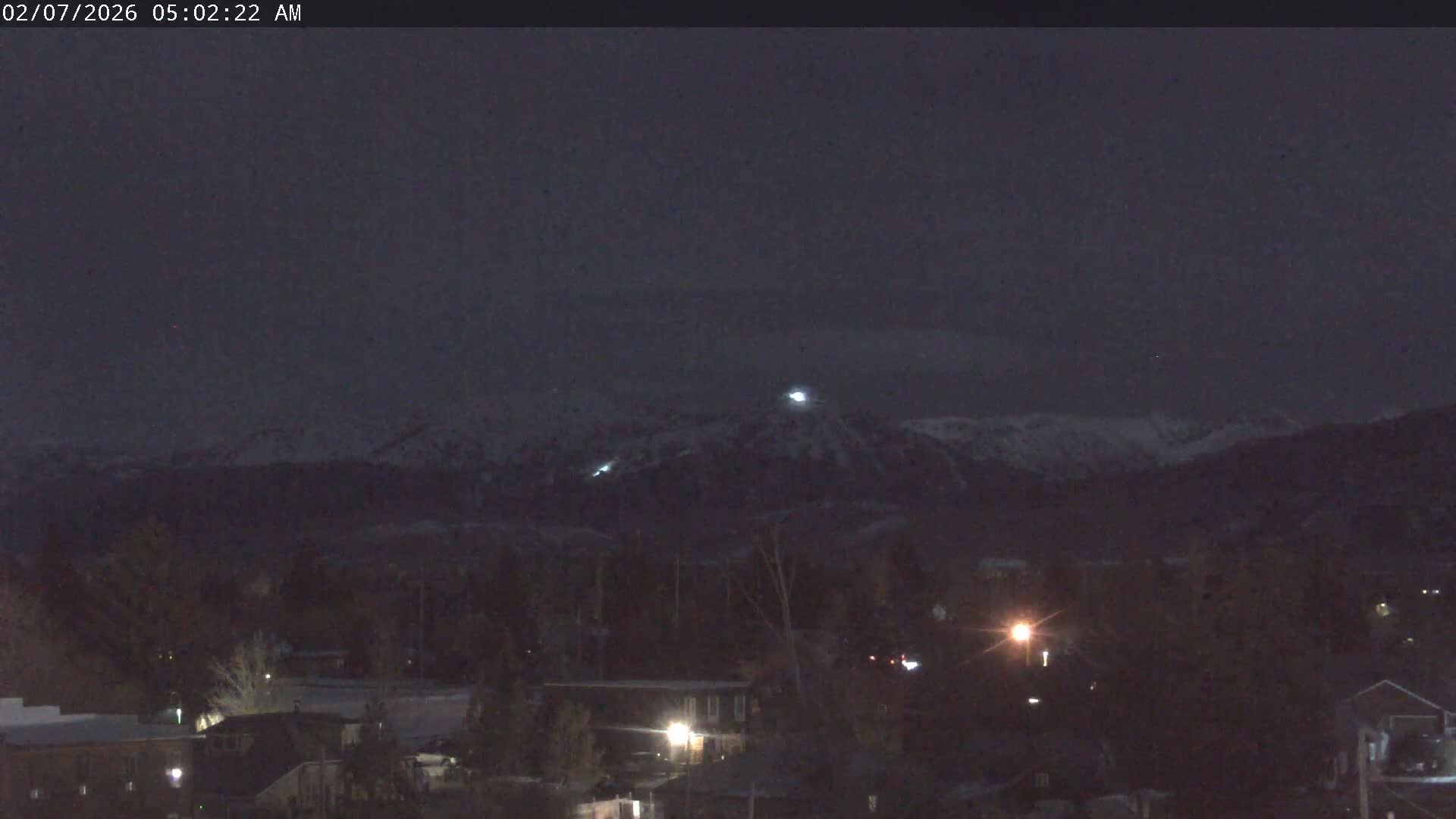 Driggs Village & Grand Targhee Habitat / Mountains Live Cam - Driggs, Teton, Idaho, USA