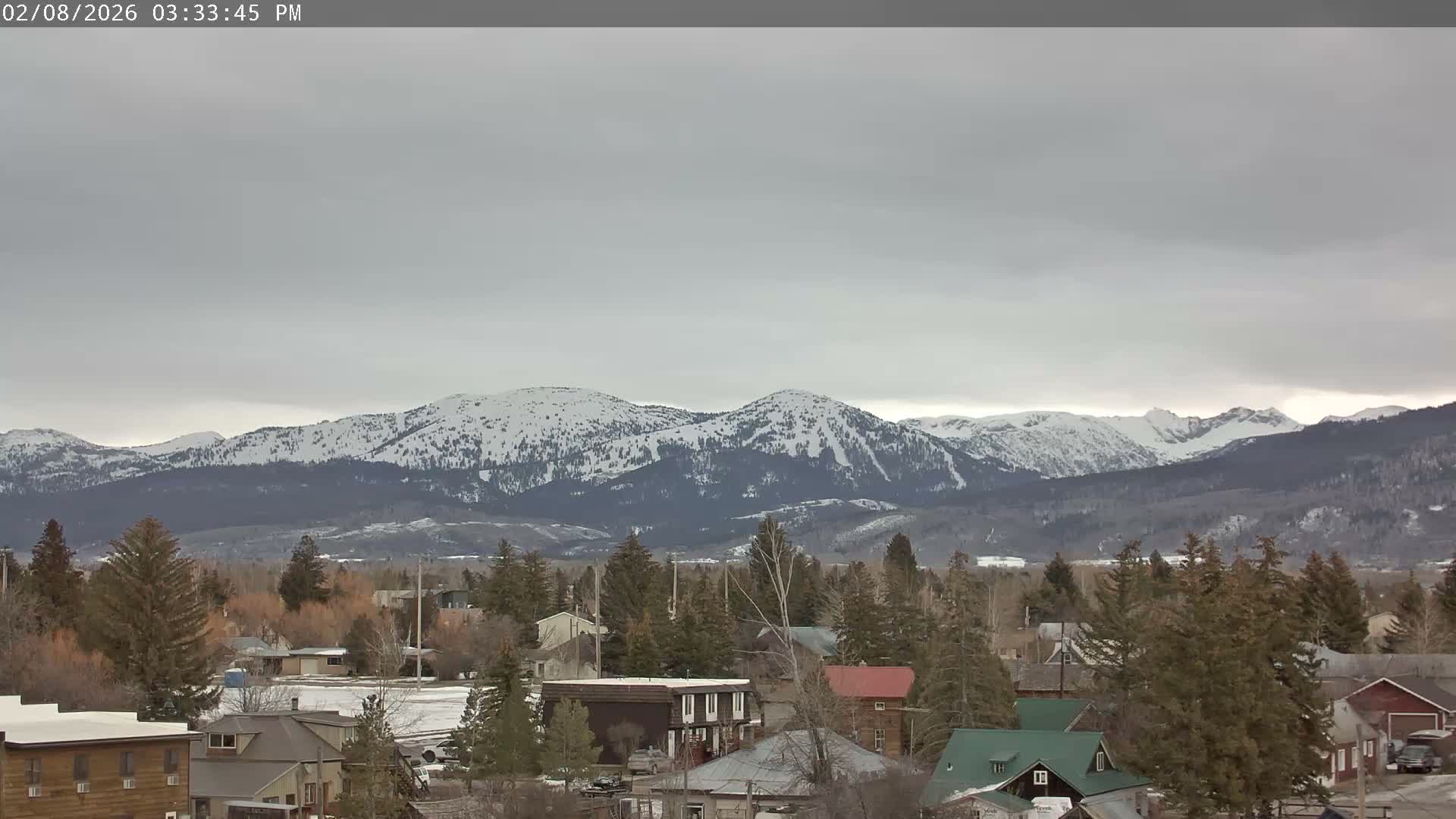 Driggs Village & Grand Targhee Habitat / Mountains Live Cam - Driggs, Teton, Idaho, USA