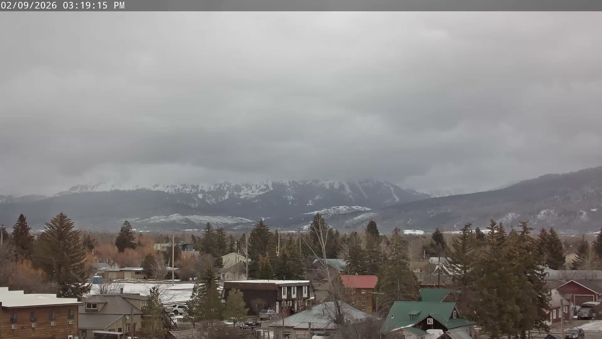Driggs Village & Grand Targhee Habitat / Mountains Live Cam - Driggs, Teton, Idaho, USA