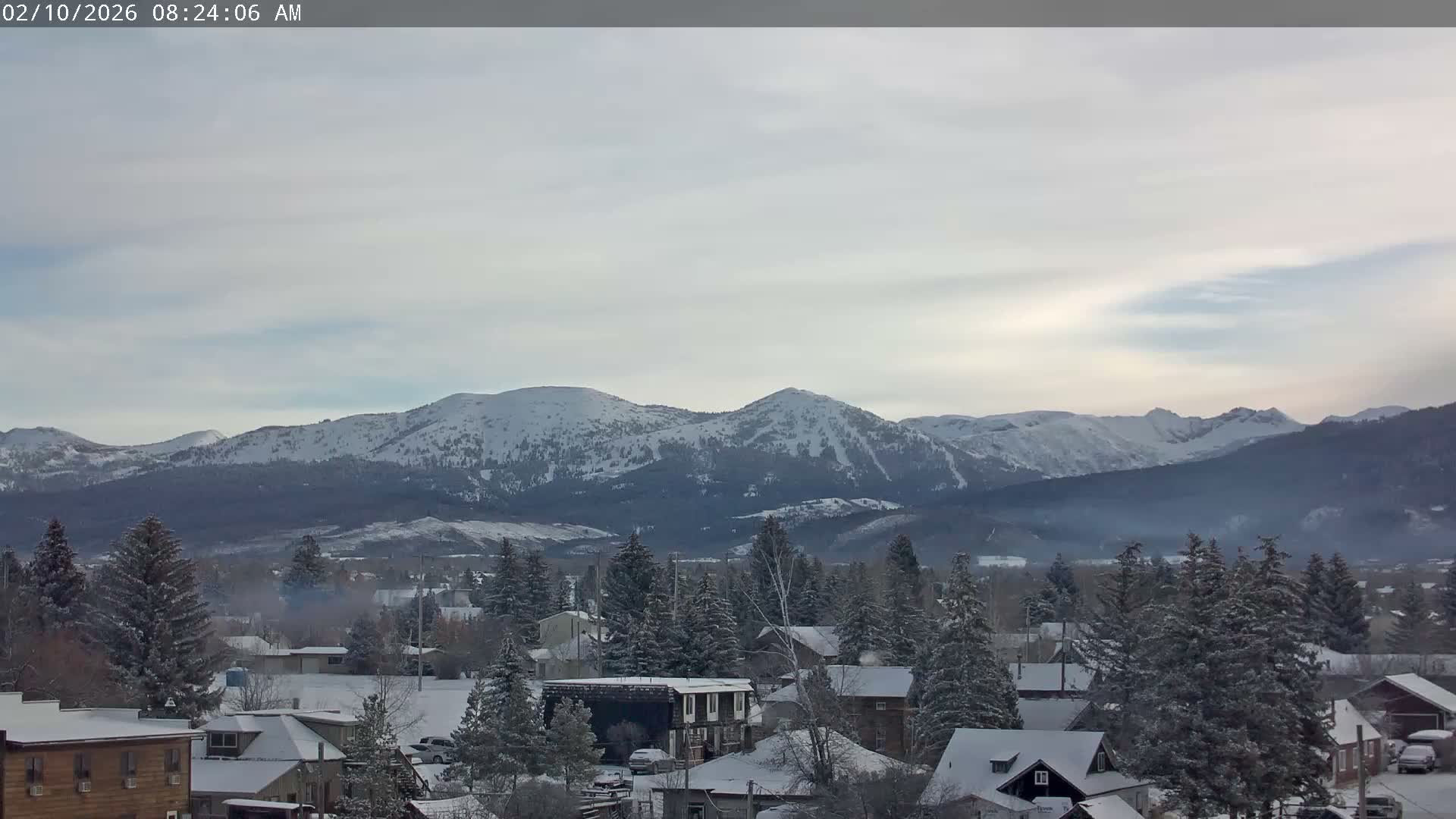 Driggs Village & Grand Targhee Habitat / Mountains Live Cam - Driggs, Teton, Idaho, USA