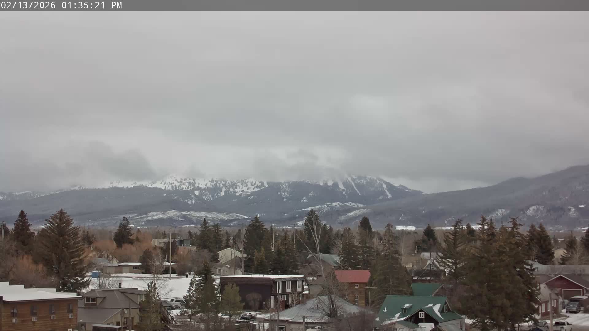 Driggs Village & Grand Targhee Habitat / Mountains Live Cam - Driggs, Teton, Idaho, USA