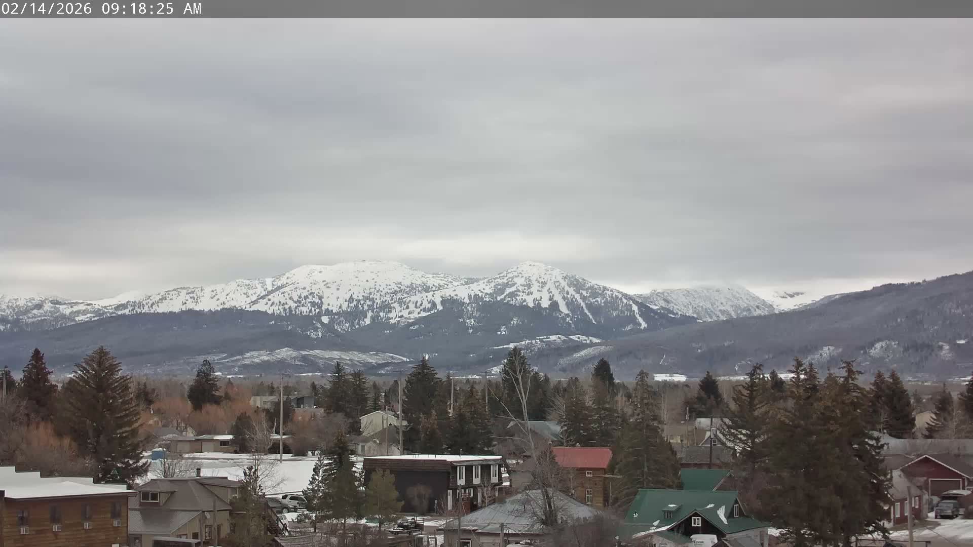 Driggs Village & Grand Targhee Habitat / Mountains Live Cam - Driggs, Teton, Idaho, USA