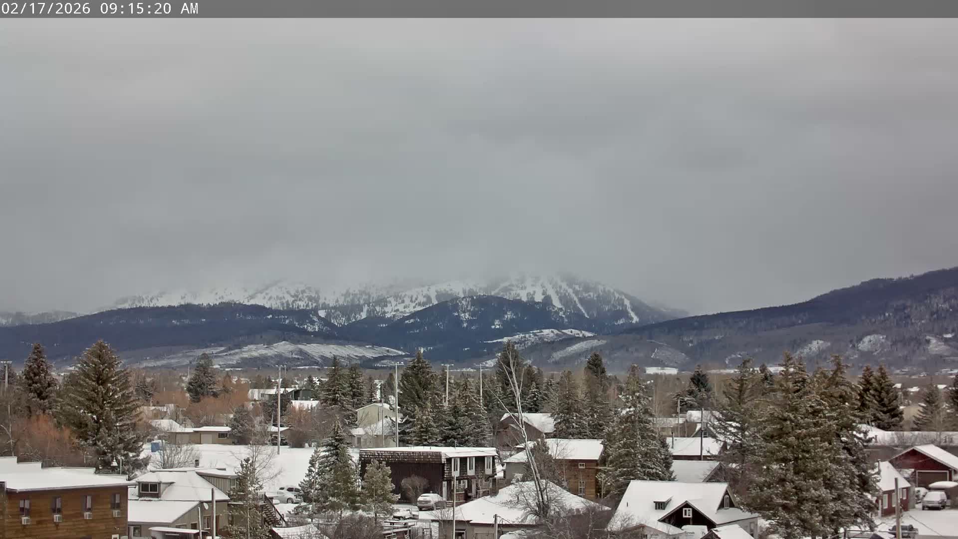 Driggs Village & Grand Targhee Habitat / Mountains Live Cam - Driggs, Teton, Idaho, USA