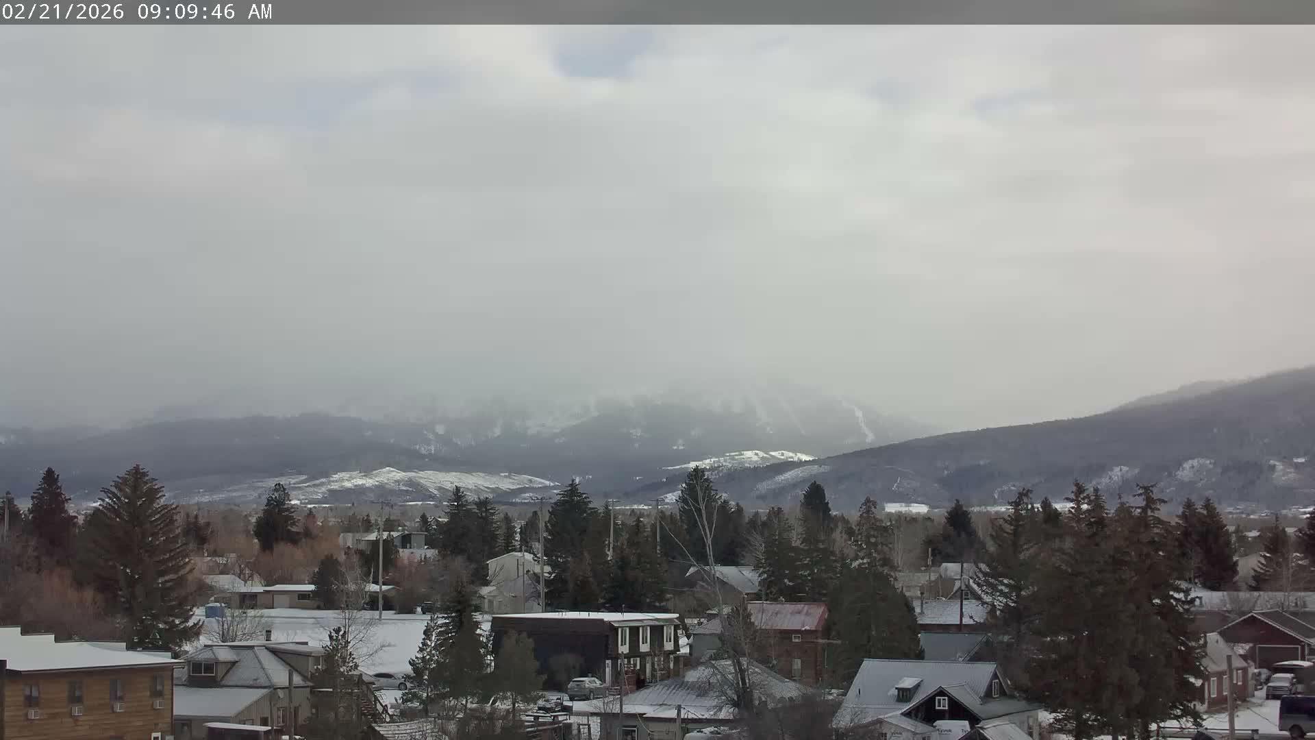 Driggs Village & Grand Targhee Habitat / Mountains Live Cam - Driggs, Teton, Idaho, USA