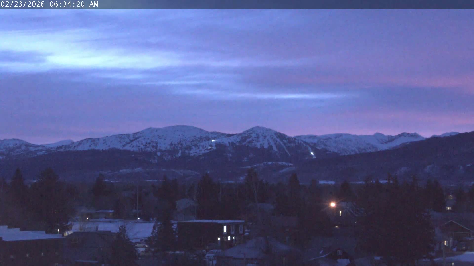 Driggs Village & Grand Targhee Habitat / Mountains Live Cam - Driggs, Teton, Idaho, USA