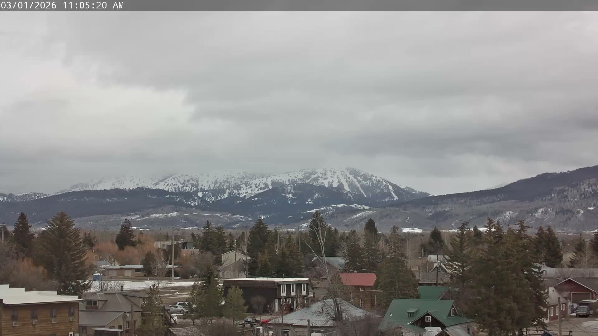 Driggs Village & Grand Targhee Habitat / Mountains Live Cam - Driggs, Teton, Idaho, USA