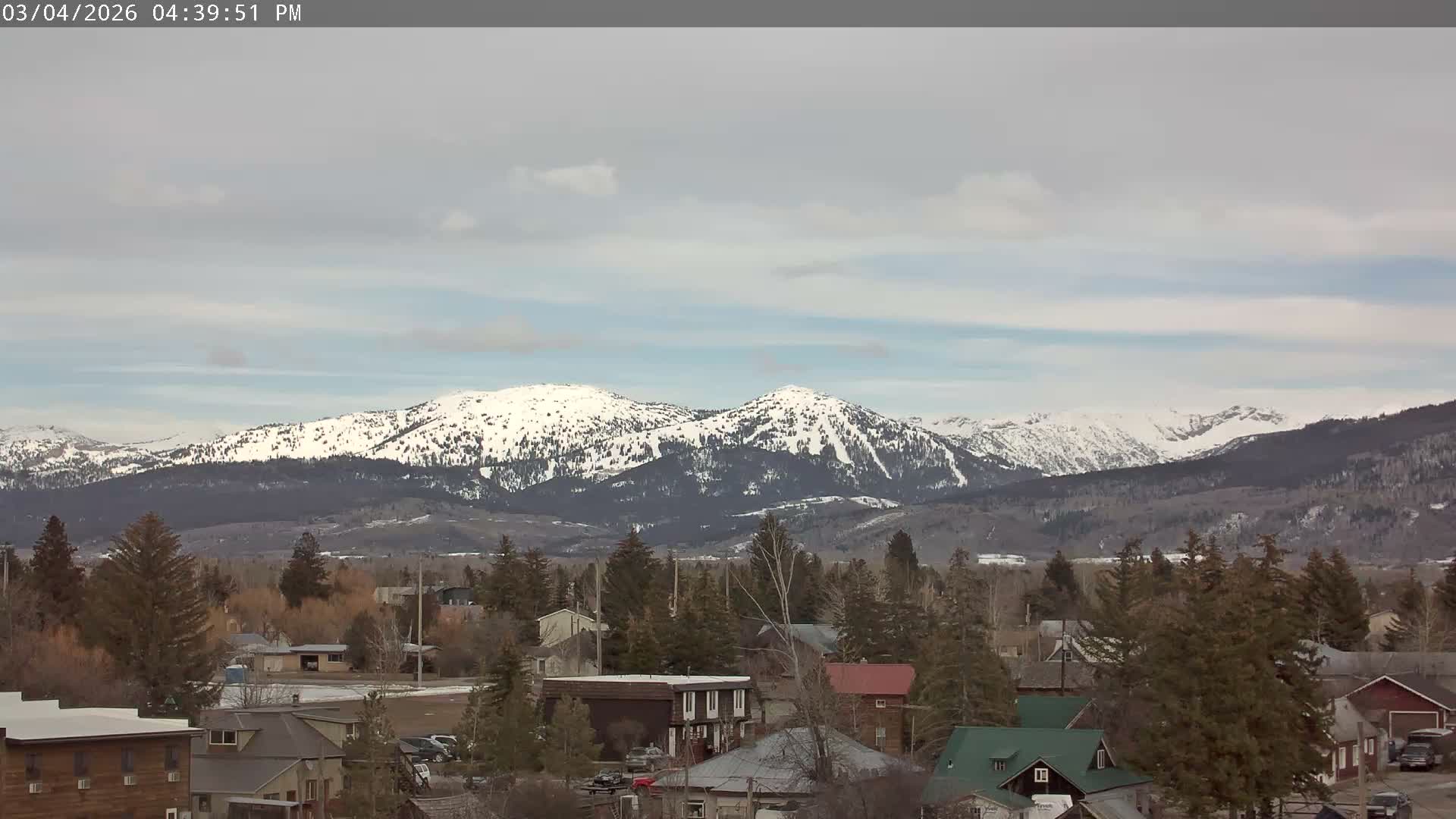 Driggs Village & Grand Targhee Habitat / Mountains Live Cam - Driggs, Teton, Idaho, USA