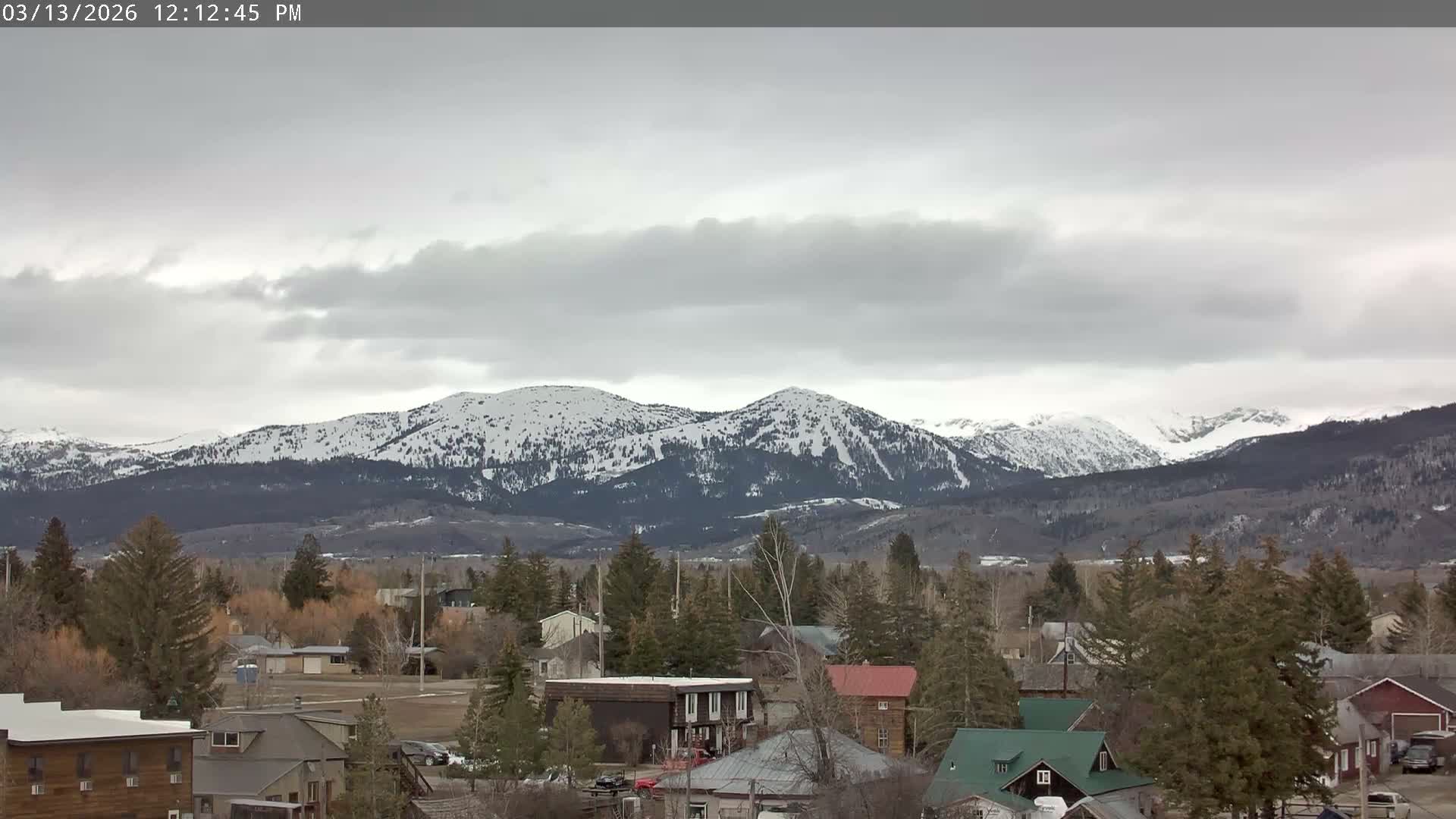 Driggs Village & Grand Targhee Habitat / Mountains Live Cam - Driggs, Teton, Idaho, USA
