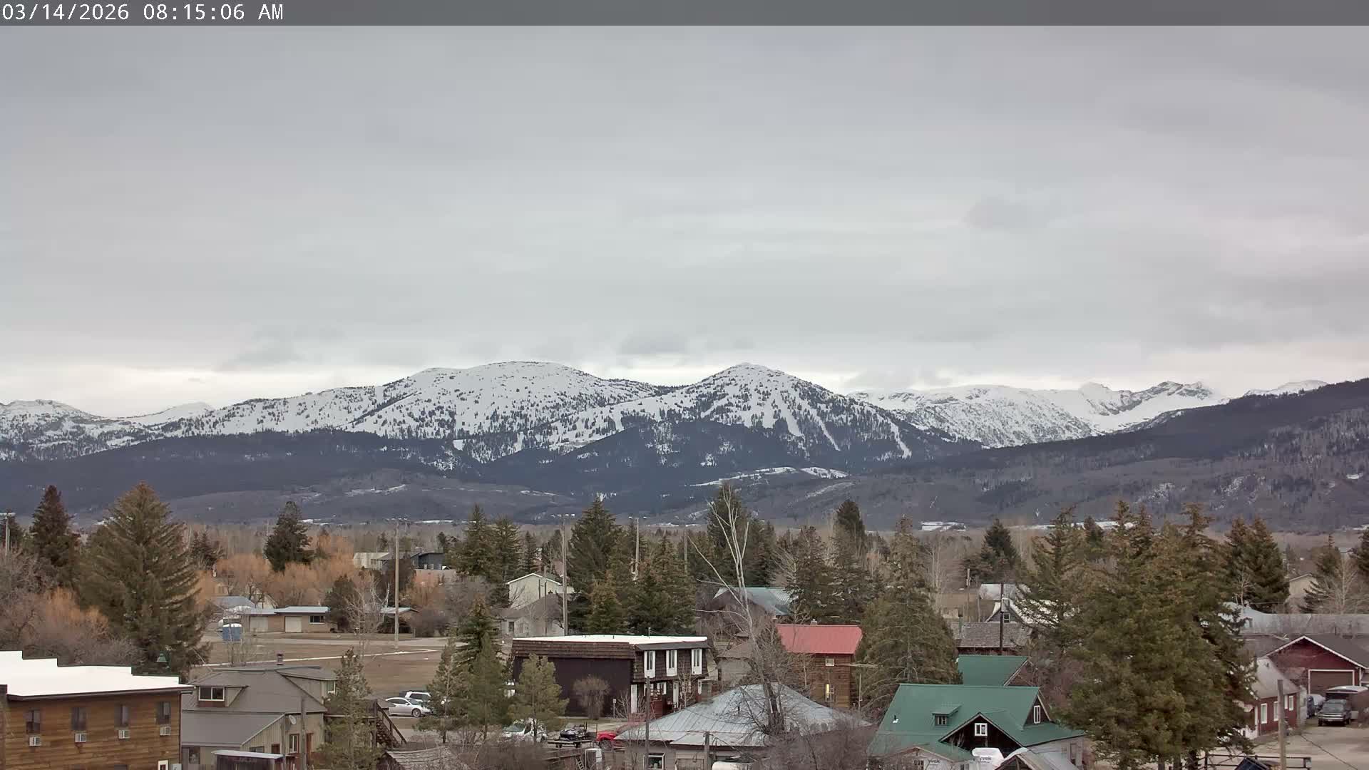 Driggs Village & Grand Targhee Habitat / Mountains Live Cam - Driggs, Teton, Idaho, USA