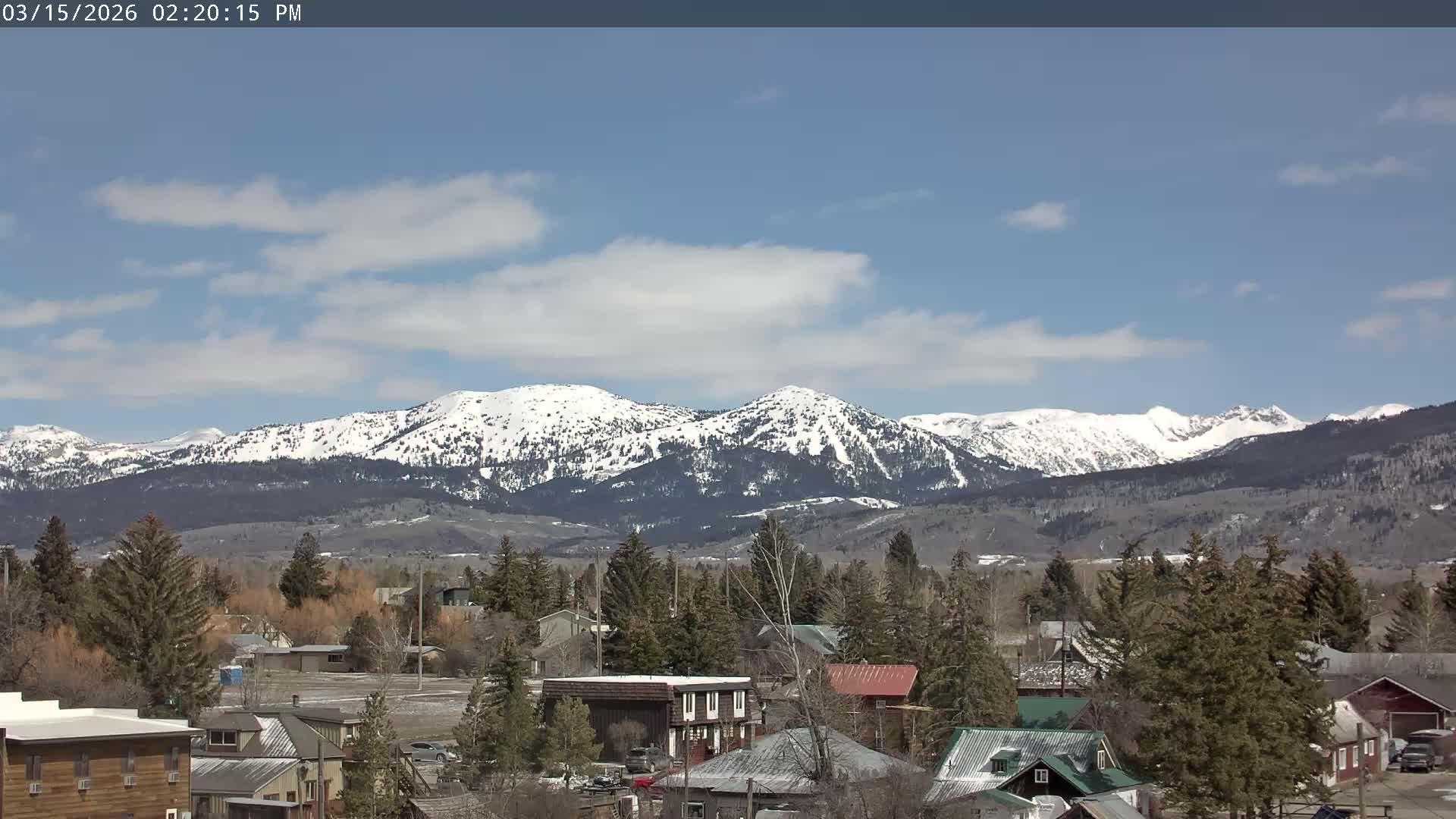Driggs Village & Grand Targhee Habitat / Mountains Live Cam - Driggs, Teton, Idaho, USA