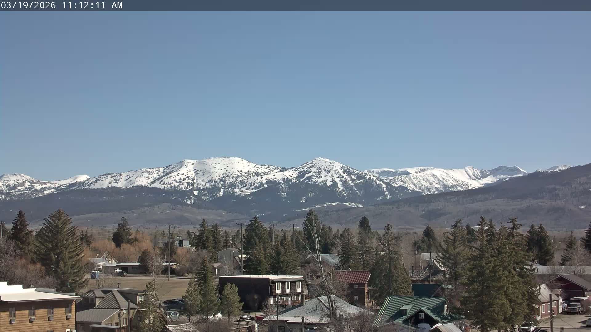 Driggs Village & Grand Targhee Habitat / Mountains Live Cam - Driggs, Teton, Idaho, USA