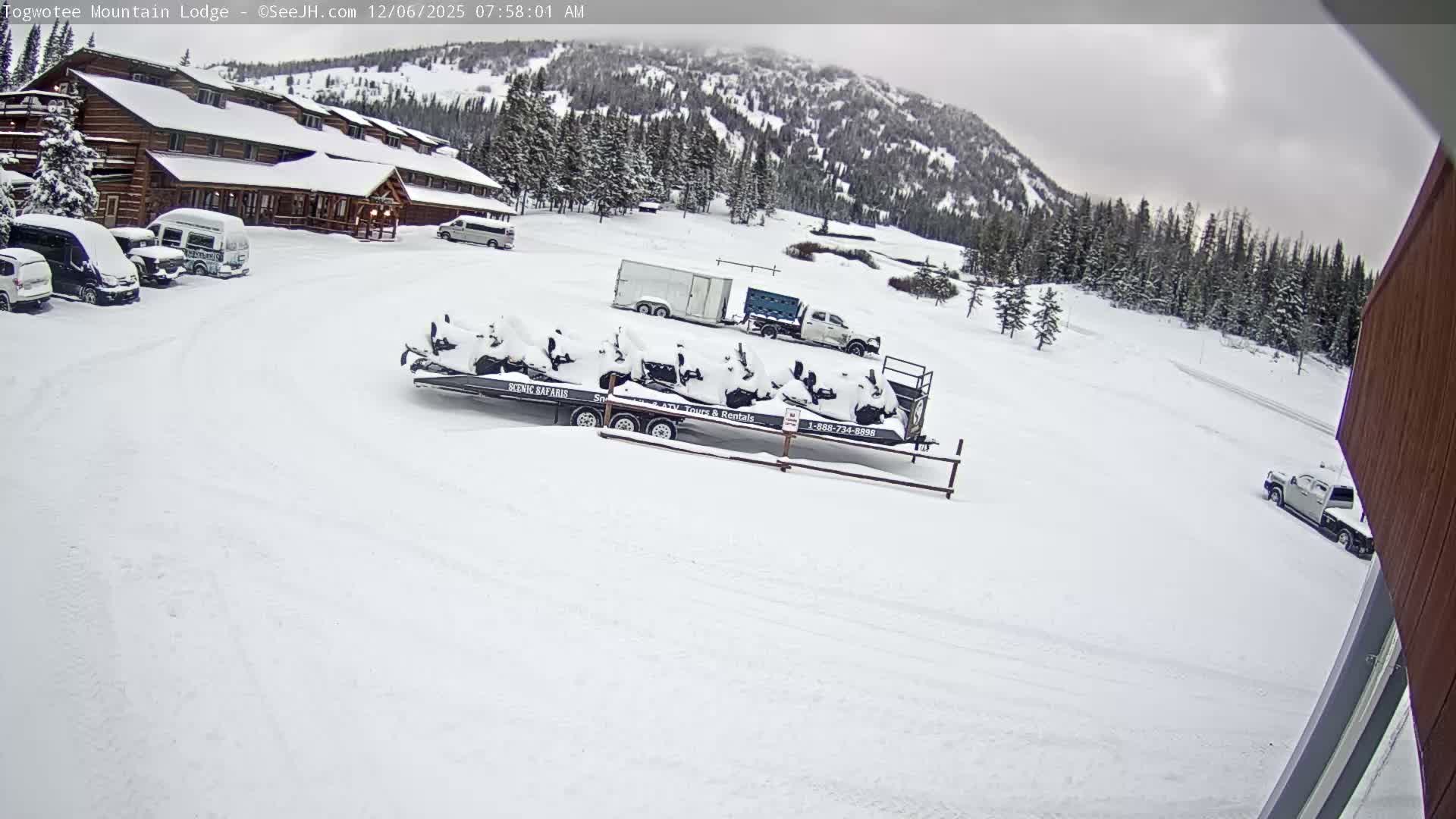 Togwotee Mountain & Mountain Lodge Live Cam - Moran, Teton, Wyoming, USA