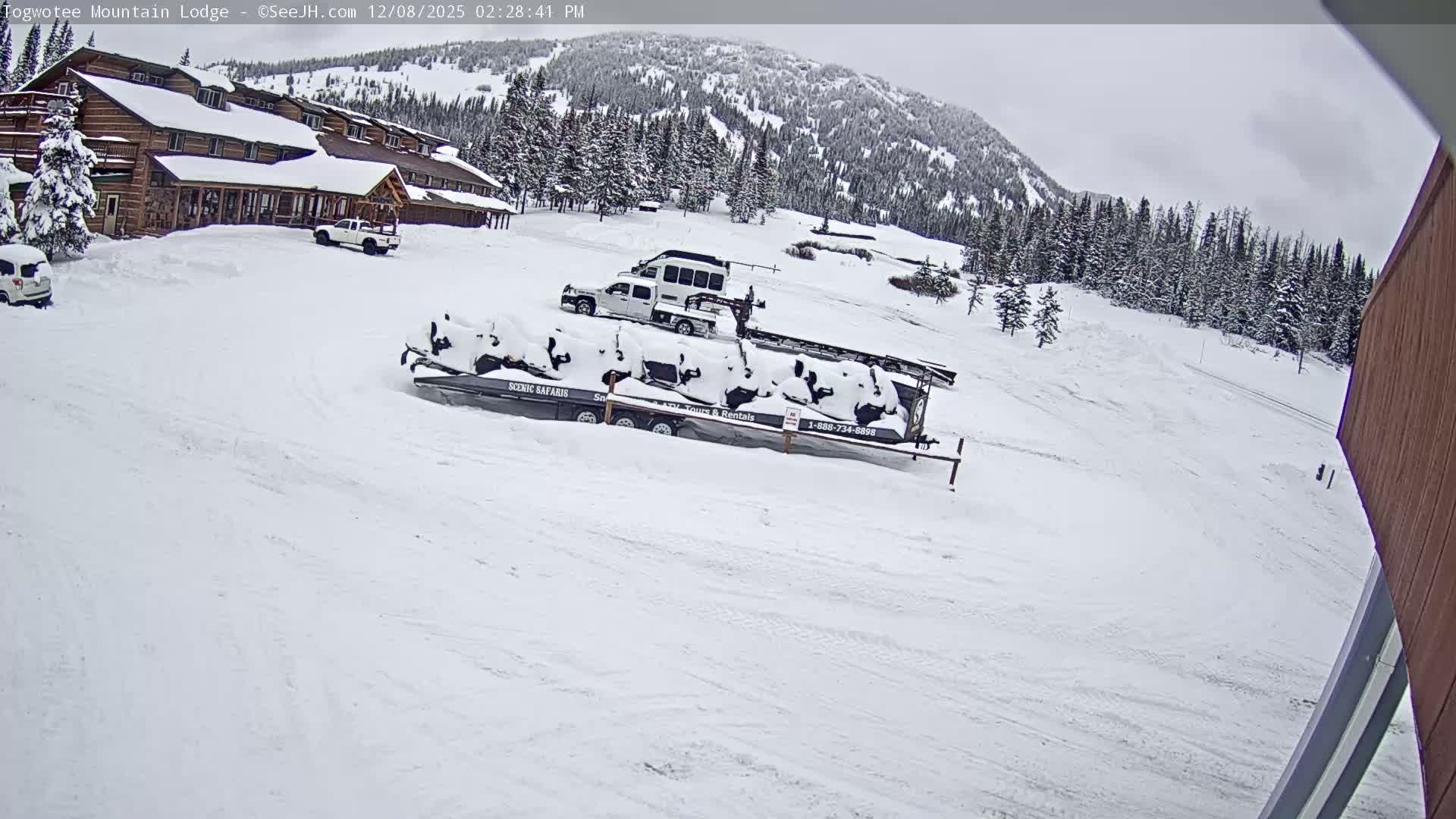Togwotee Mountain & Mountain Lodge Live Cam - Moran, Teton, Wyoming, USA