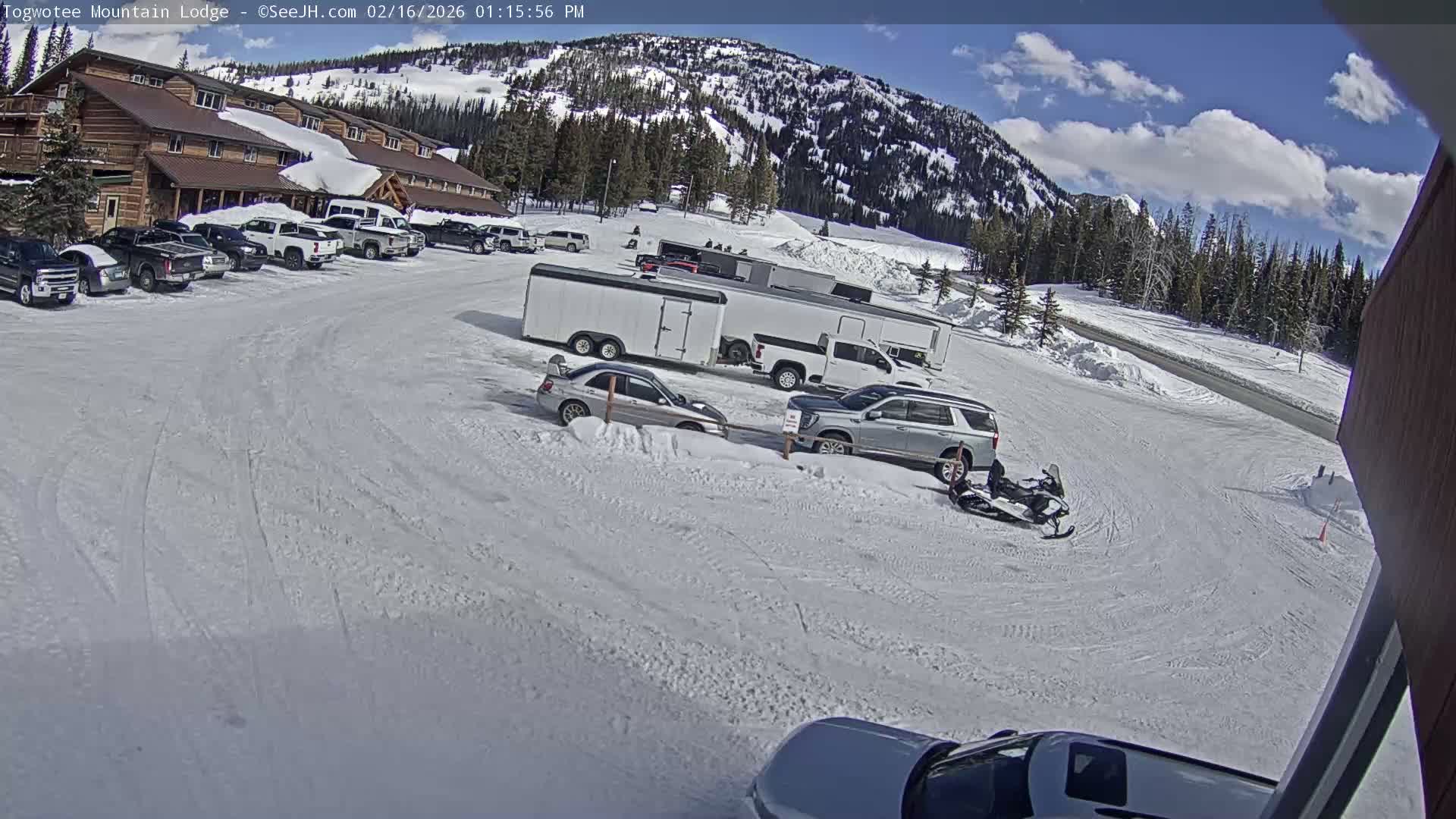 Togwotee Mountain & Mountain Lodge Live Cam - Moran, Teton, Wyoming, USA