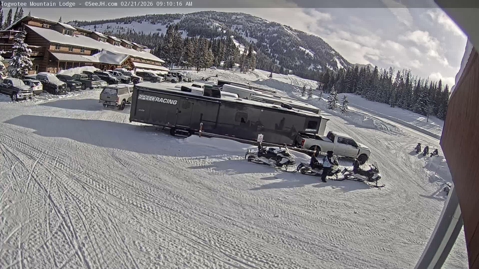 Togwotee Mountain & Mountain Lodge Live Cam - Moran, Teton, Wyoming, USA