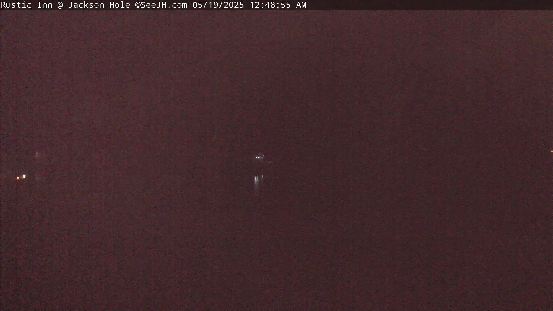 Jackson Hole, Flat Creek from Rustic Inn Resort Live Cam - Jackson, Teton, Wyoming, USA