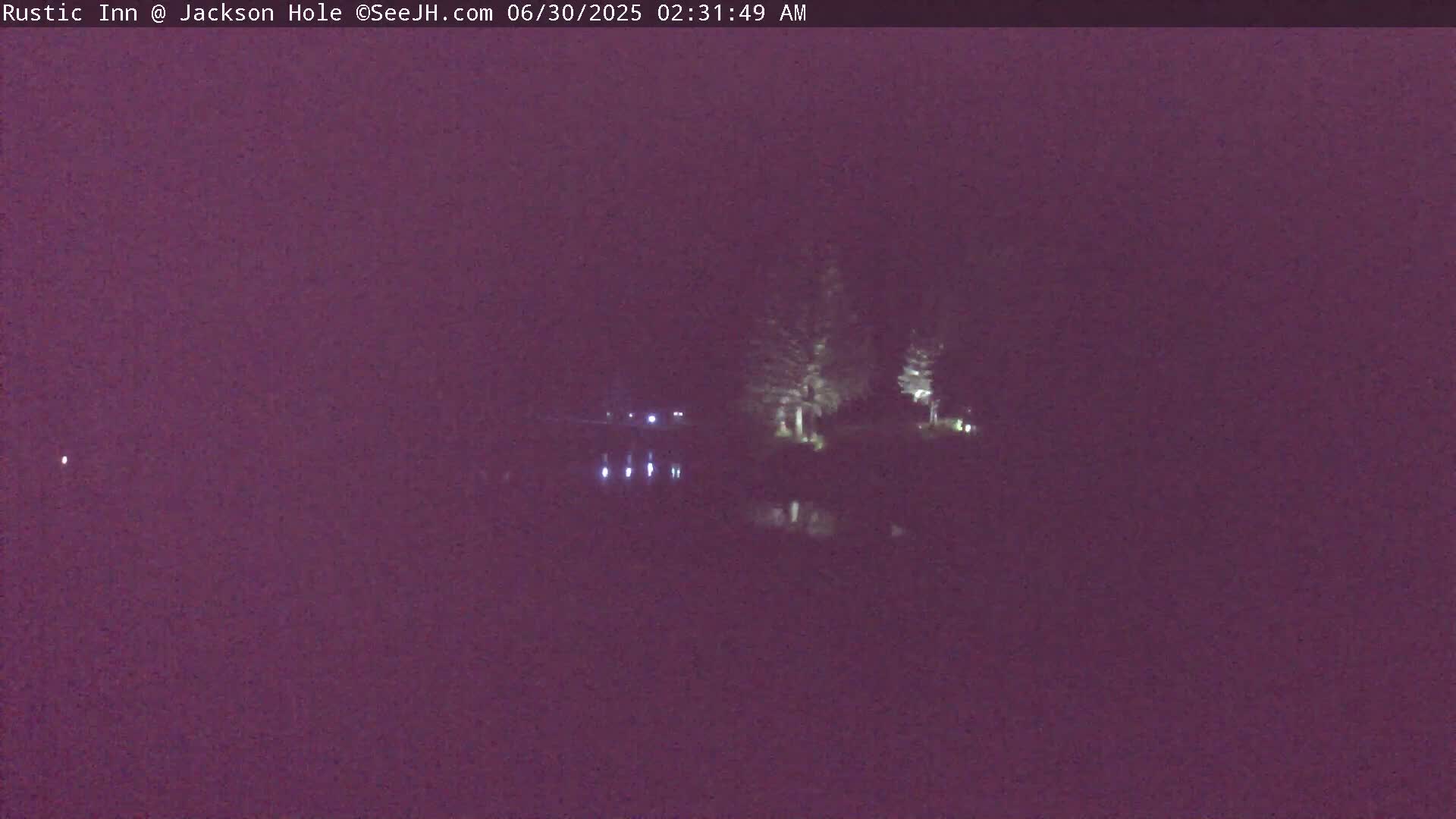Jackson Hole, Flat Creek from Rustic Inn Resort Live Cam - Jackson, Teton, Wyoming, USA