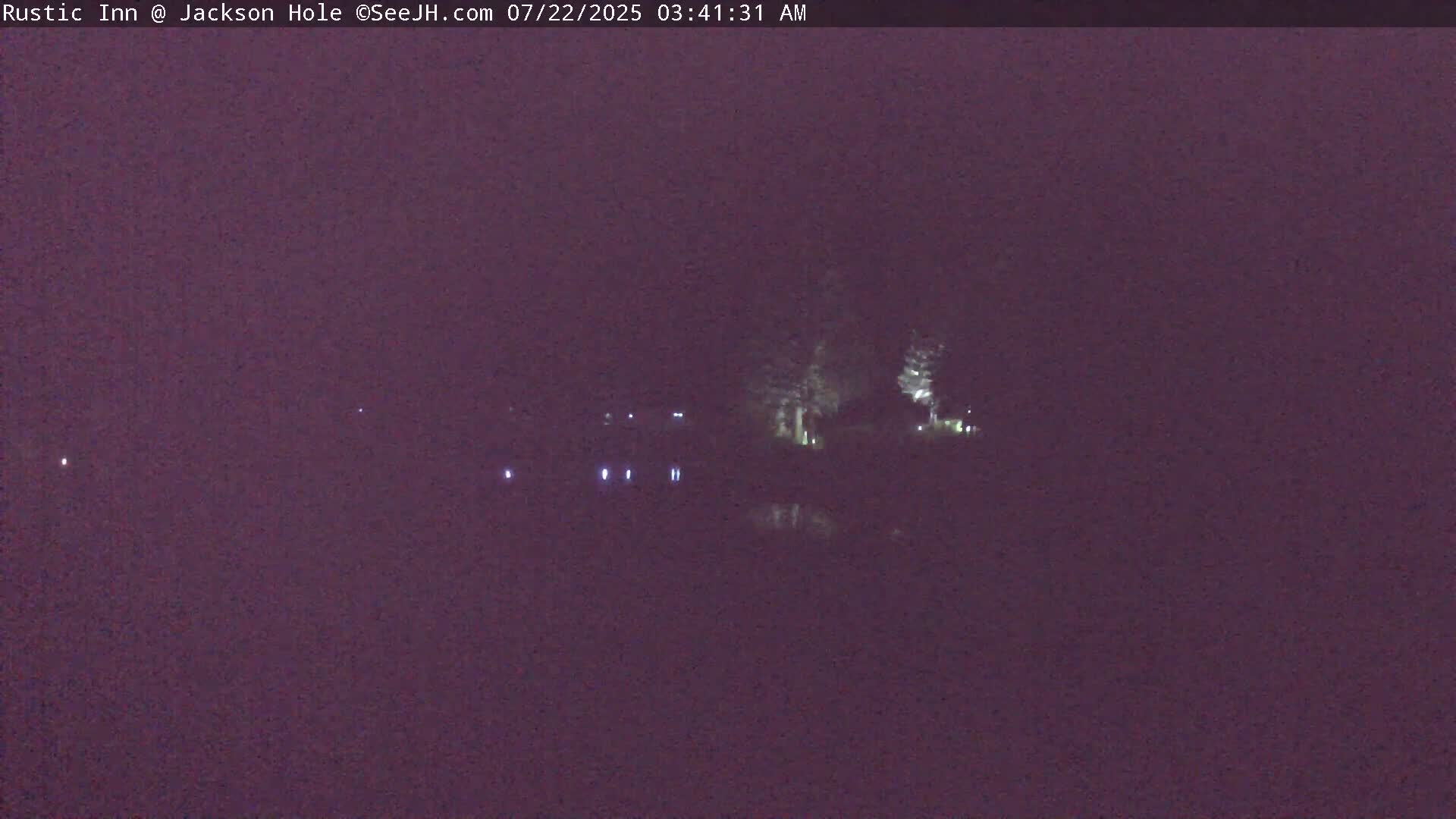 Jackson Hole, Flat Creek from Rustic Inn Resort Live Cam - Jackson, Teton, Wyoming, USA