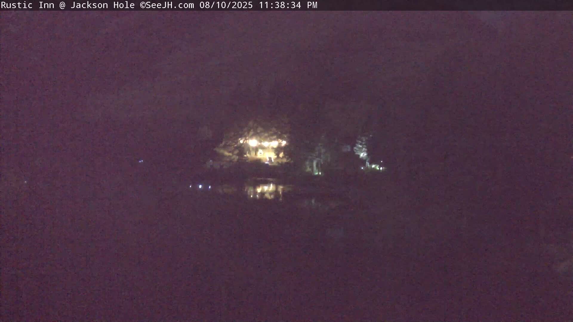 Jackson Hole, Flat Creek from Rustic Inn Resort Live Cam - Jackson, Teton, Wyoming, USA