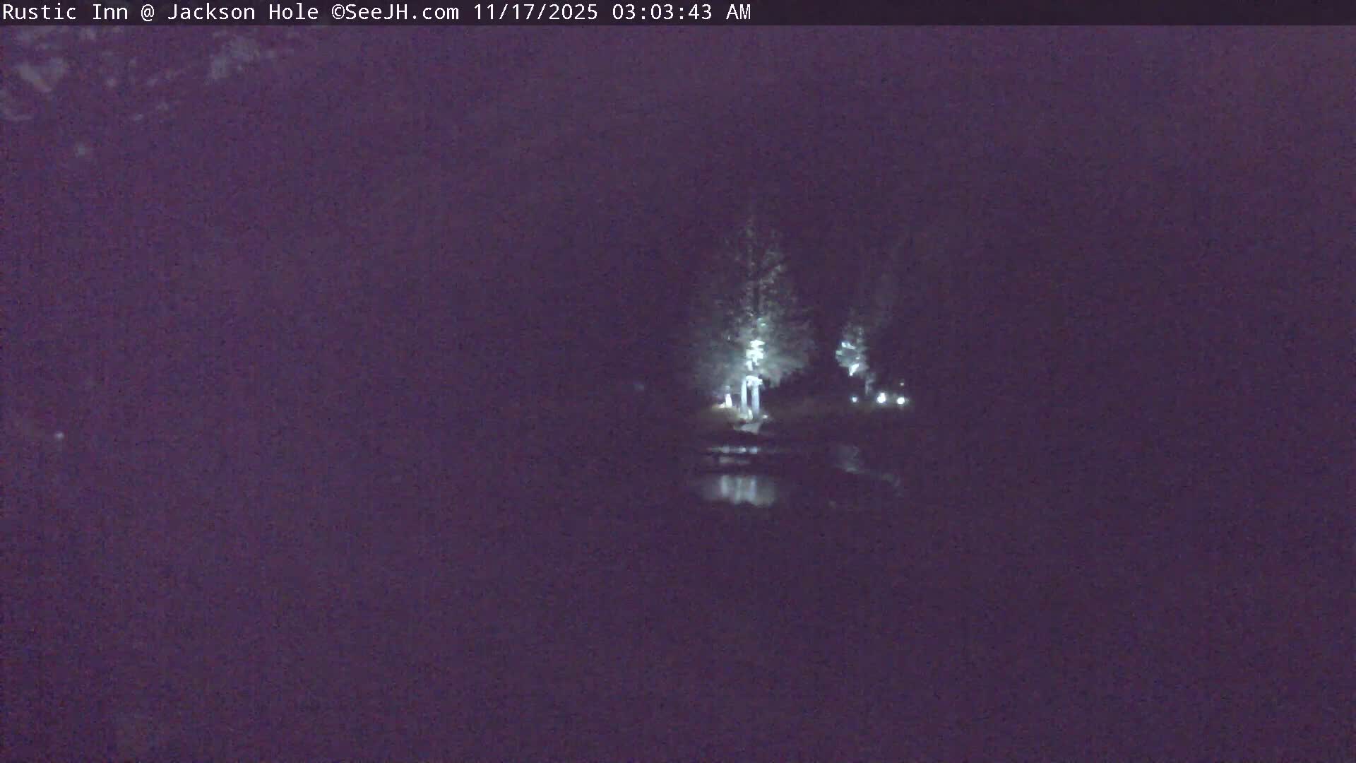 Jackson Hole, Flat Creek from Rustic Inn Resort Live Cam - Jackson, Teton, Wyoming, USA