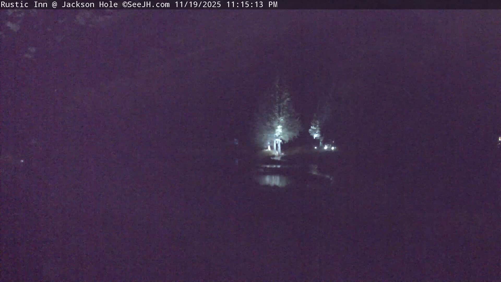 Jackson Hole, Flat Creek from Rustic Inn Resort Live Cam - Jackson, Teton, Wyoming, USA