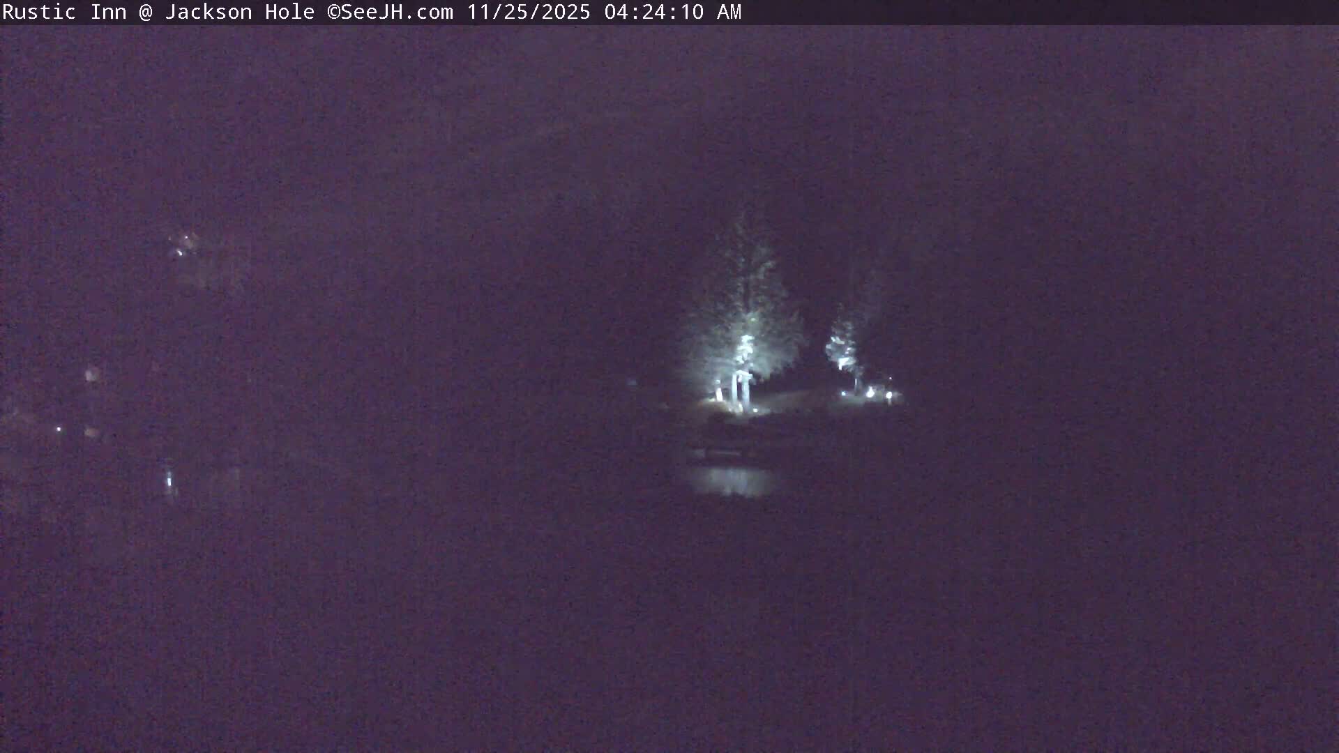 Jackson Hole, Flat Creek from Rustic Inn Resort Live Cam - Jackson, Teton, Wyoming, USA