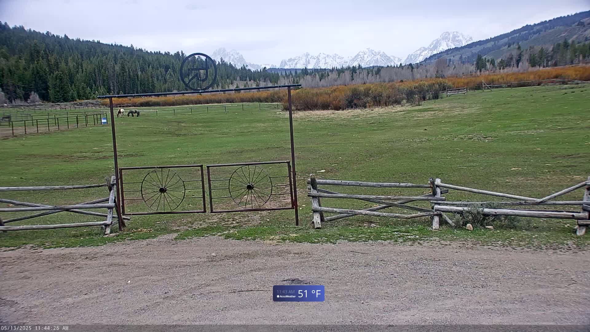 Turpin Meadow Ranch & Campground Live Cam - Moran, Teton, Wyoming, USA