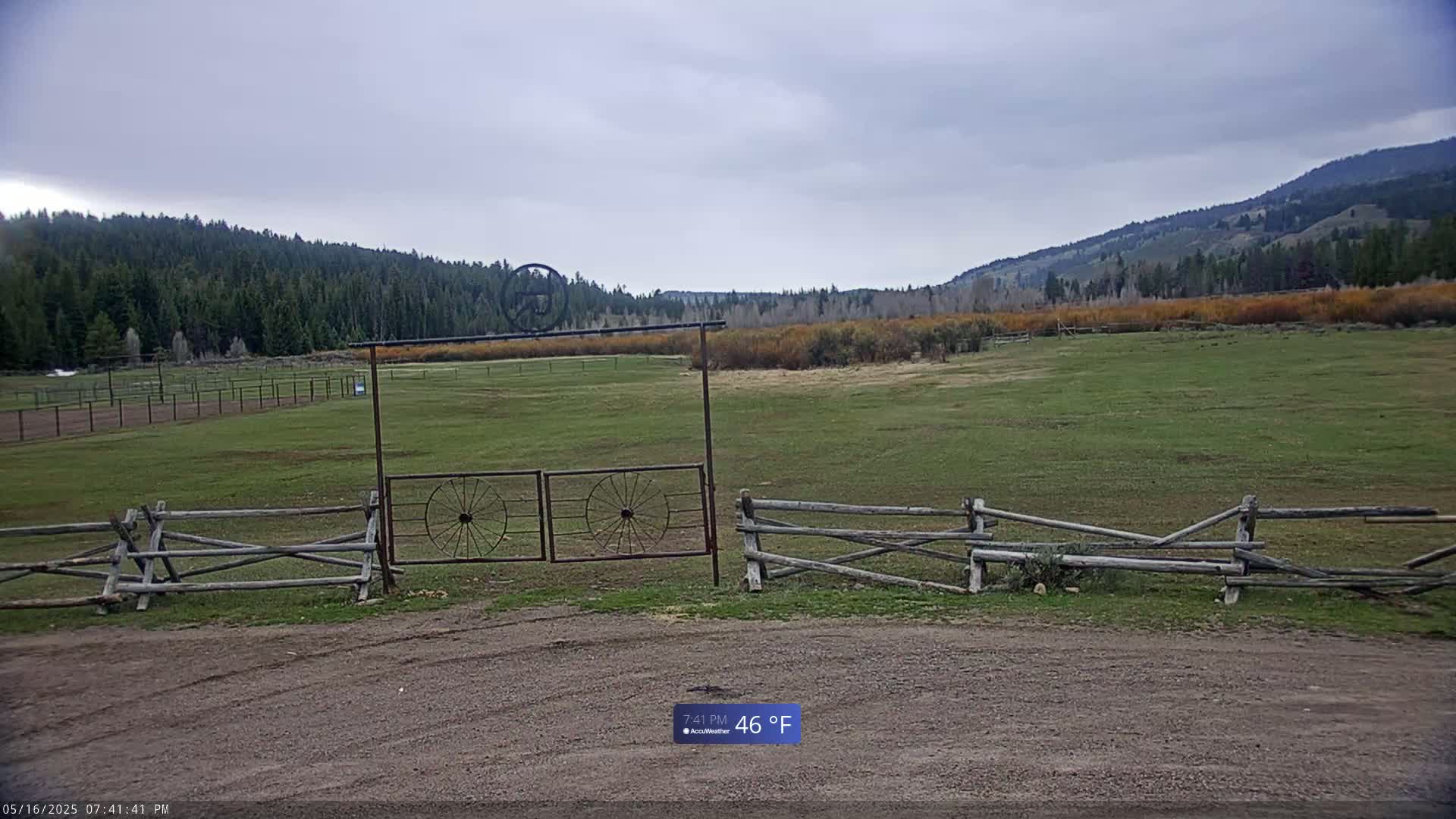 Turpin Meadow Ranch & Campground Live Cam - Moran, Teton, Wyoming, USA