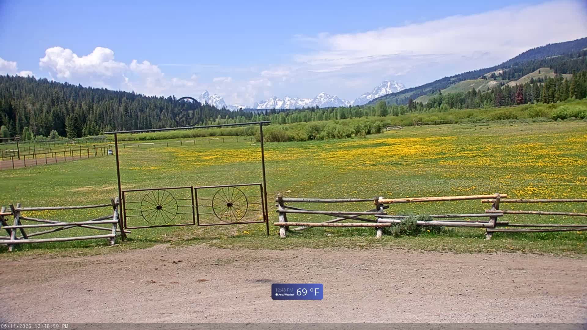 Turpin Meadow Ranch & Campground Live Cam - Moran, Teton, Wyoming, USA