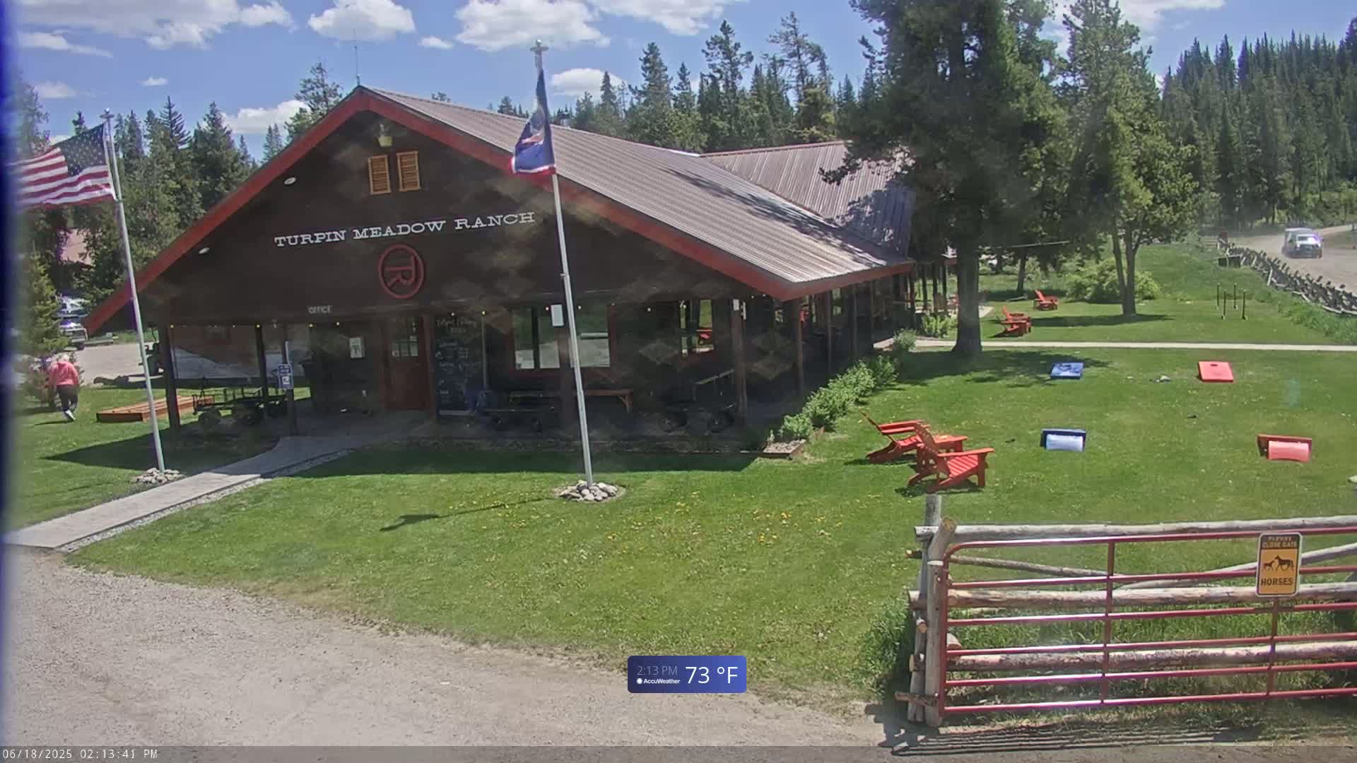 Turpin Meadow Ranch & Campground Live Cam - Moran, Teton, Wyoming, USA