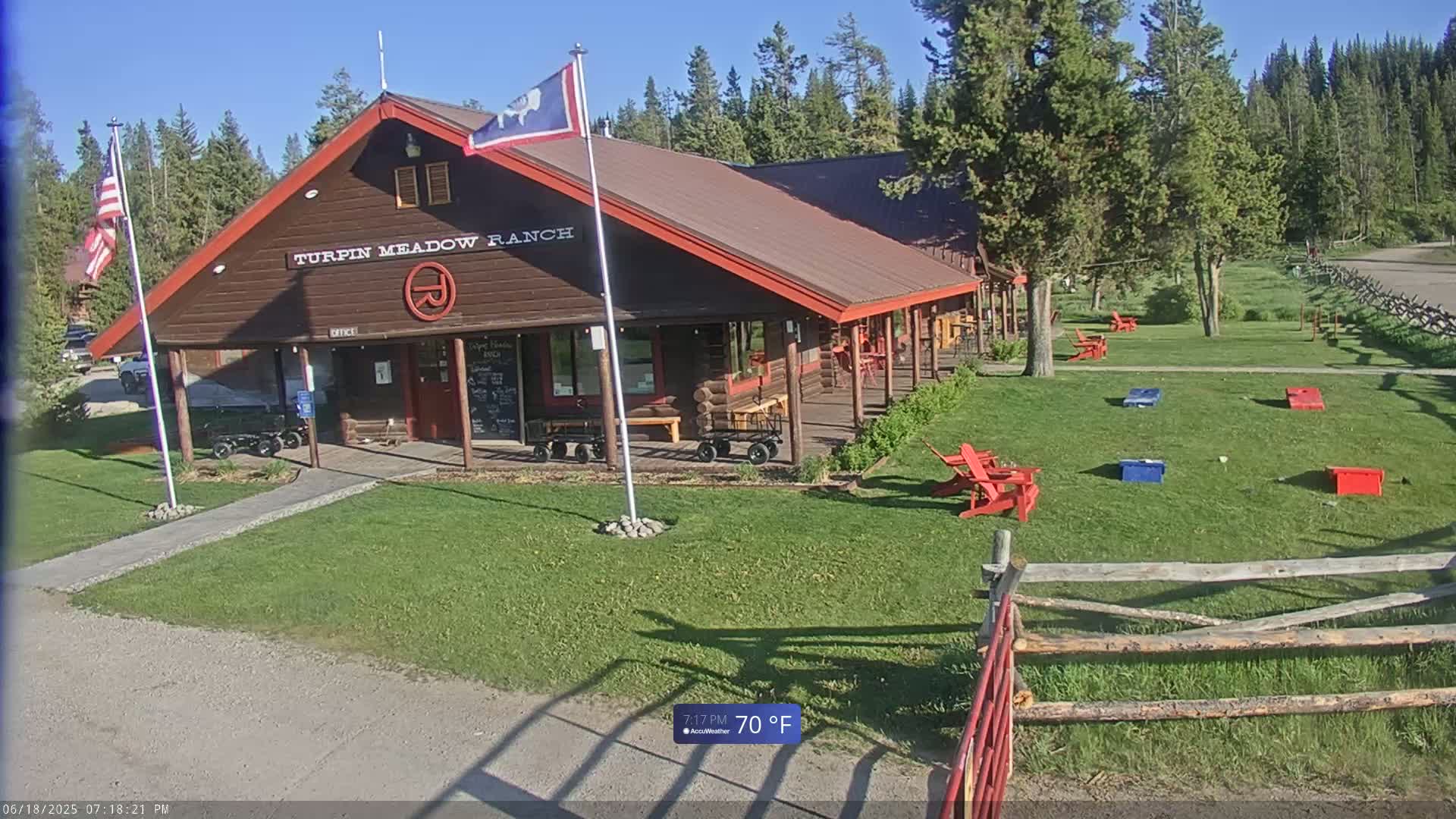 Turpin Meadow Ranch & Campground Live Cam - Moran, Teton, Wyoming, USA