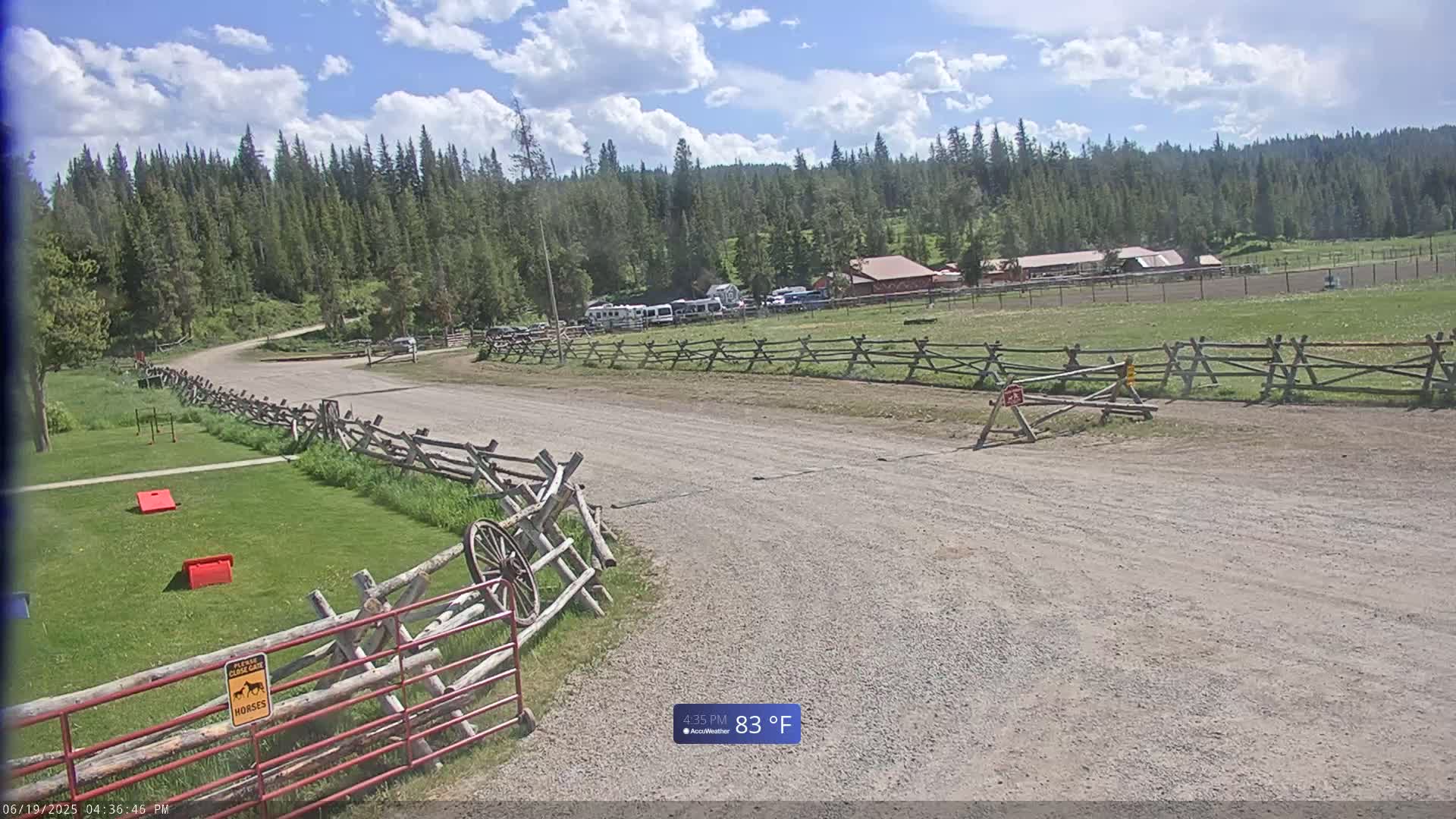 Turpin Meadow Ranch & Campground Live Cam - Moran, Teton, Wyoming, USA