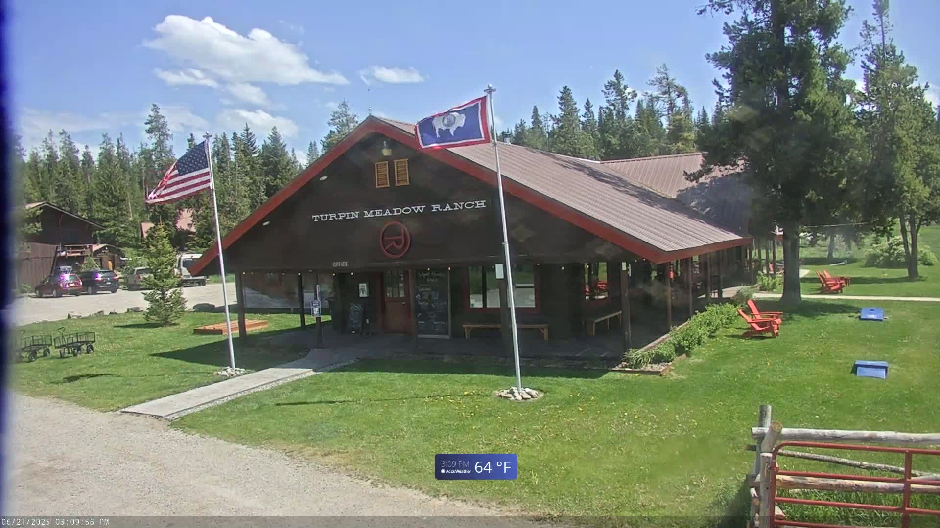 Turpin Meadow Ranch & Campground Live Cam - Moran, Teton, Wyoming, USA