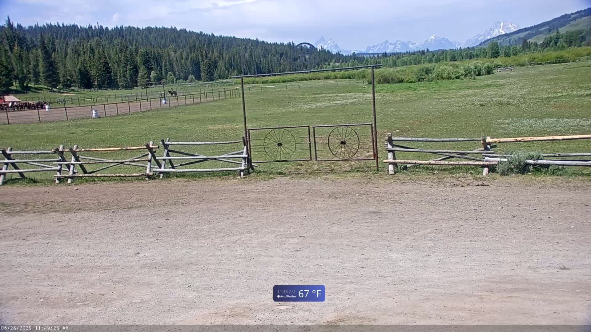 Turpin Meadow Ranch & Campground Live Cam - Moran, Teton, Wyoming, USA
