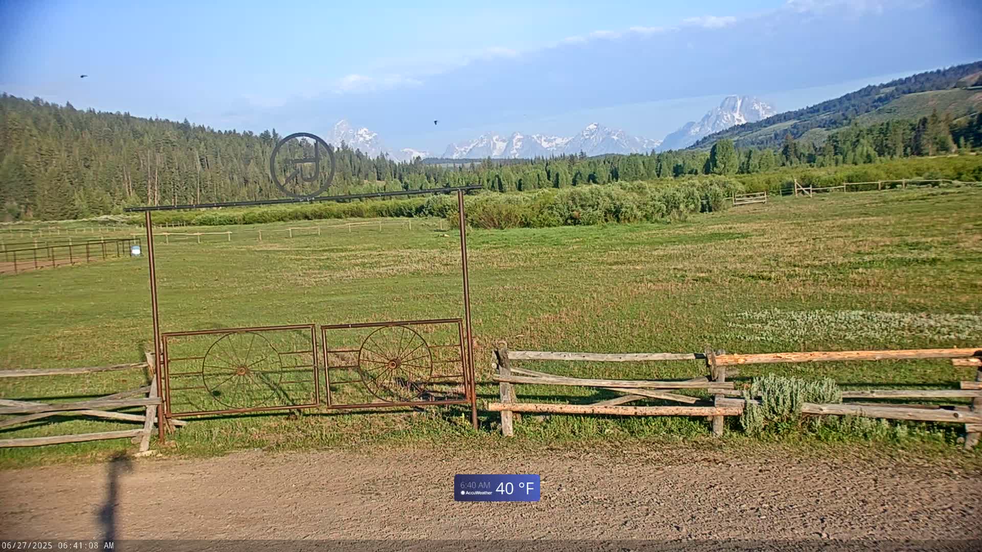 Turpin Meadow Ranch & Campground Live Cam - Moran, Teton, Wyoming, USA