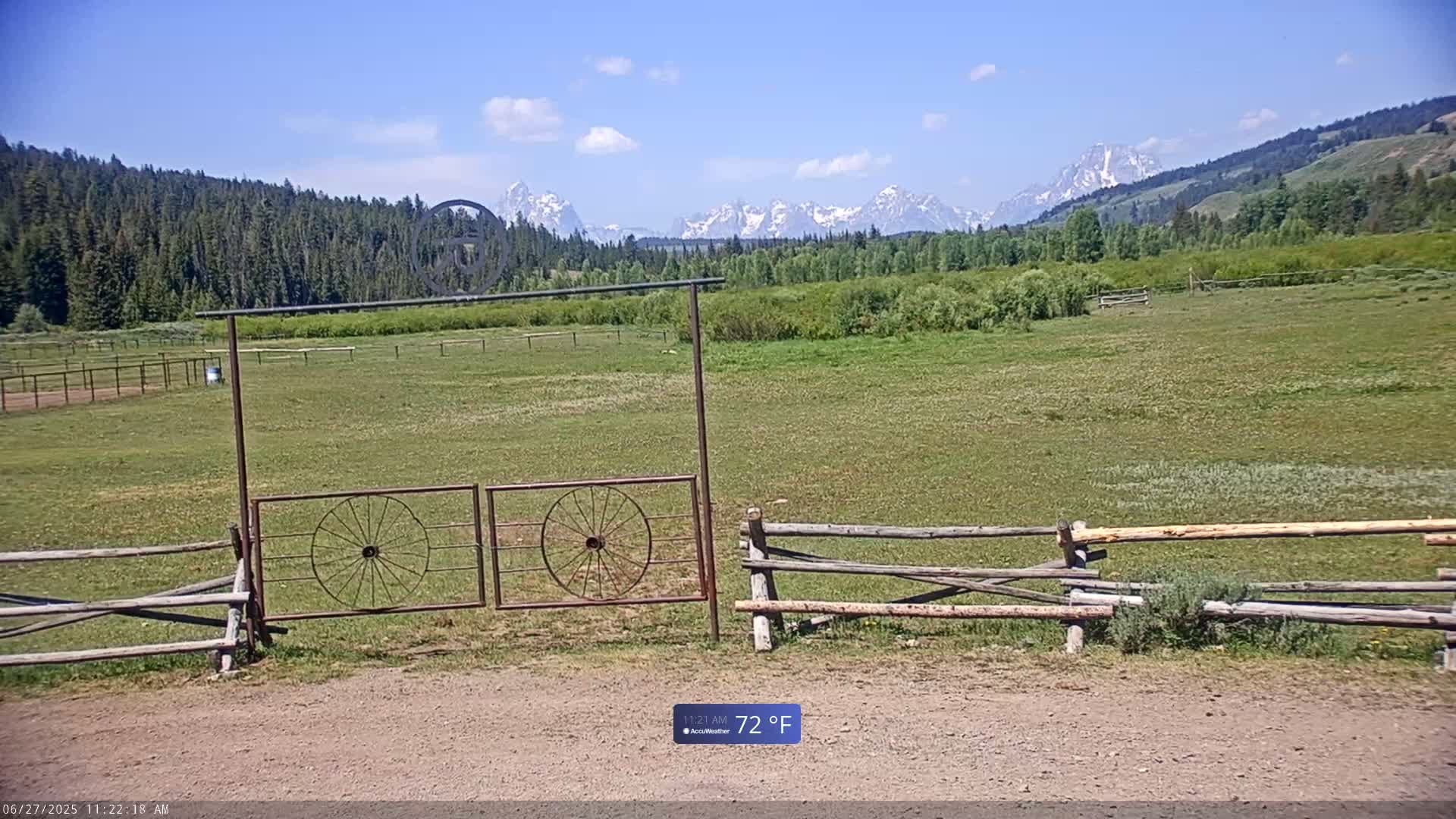 Turpin Meadow Ranch & Campground Live Cam - Moran, Teton, Wyoming, USA