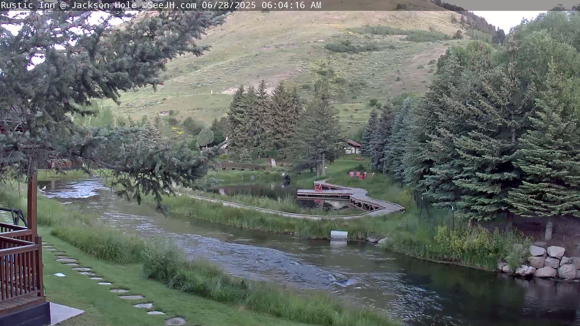Turpin Meadow Ranch & Campground Live Cam - Moran, Teton, Wyoming, USA