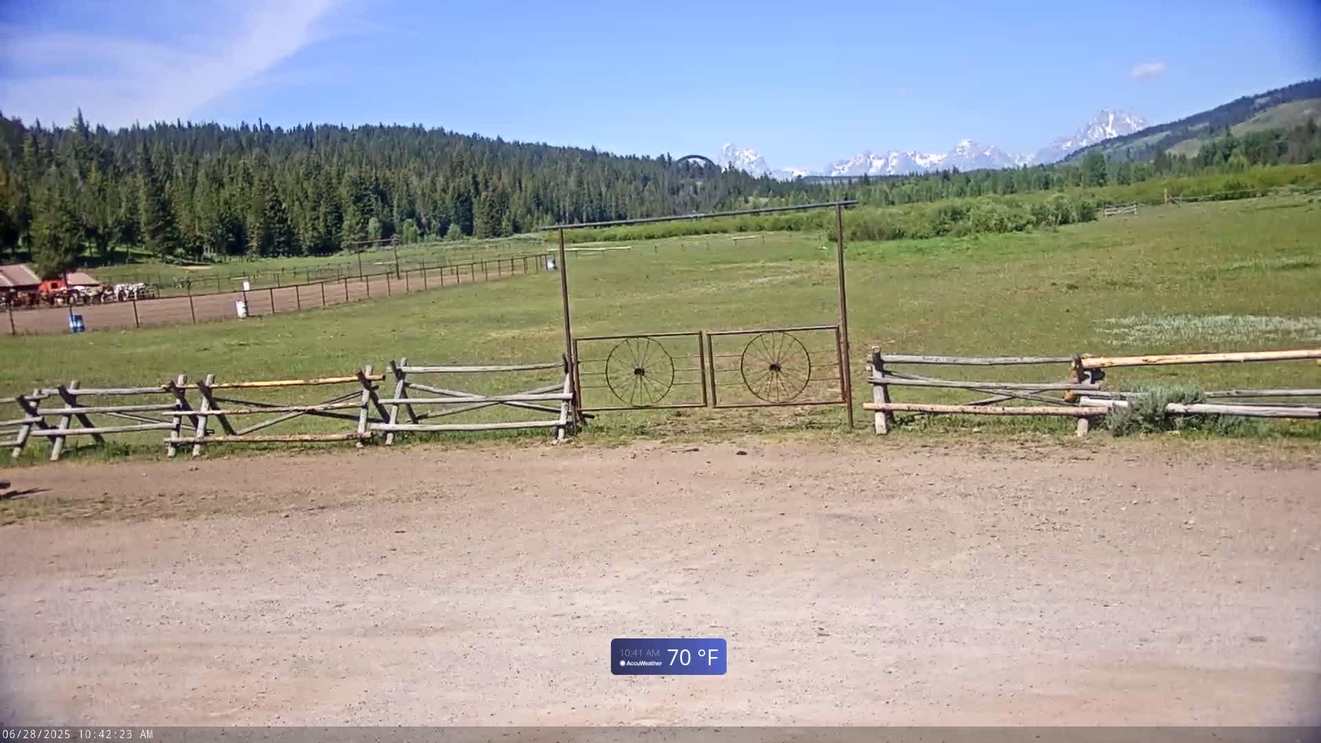 Turpin Meadow Ranch & Campground Live Cam - Moran, Teton, Wyoming, USA