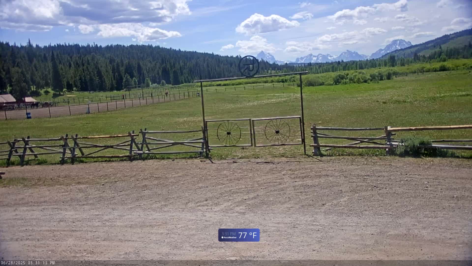 Turpin Meadow Ranch & Campground Live Cam - Moran, Teton, Wyoming, USA