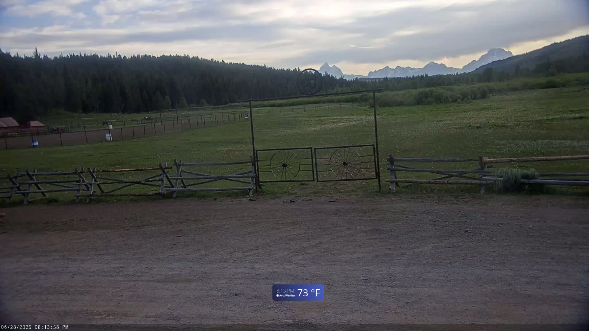 Turpin Meadow Ranch & Campground Live Cam - Moran, Teton, Wyoming, USA