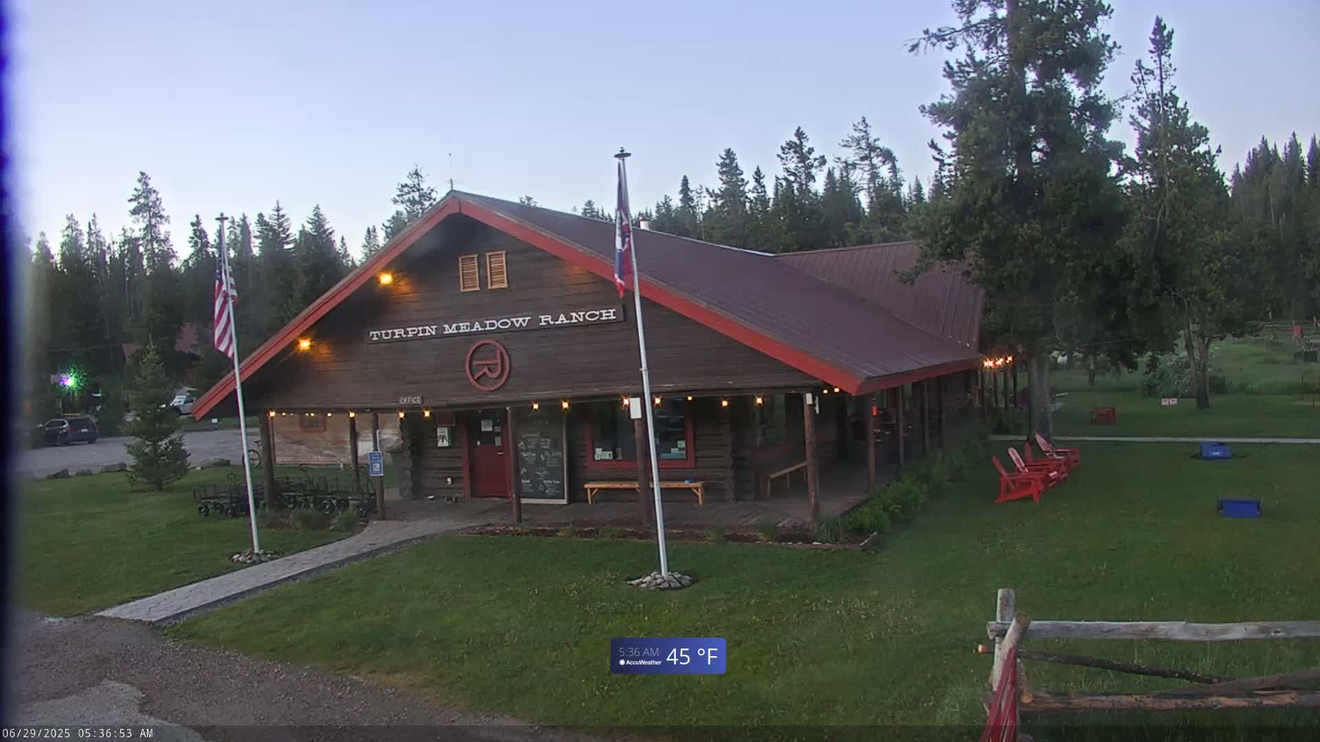 Turpin Meadow Ranch & Campground Live Cam - Moran, Teton, Wyoming, USA