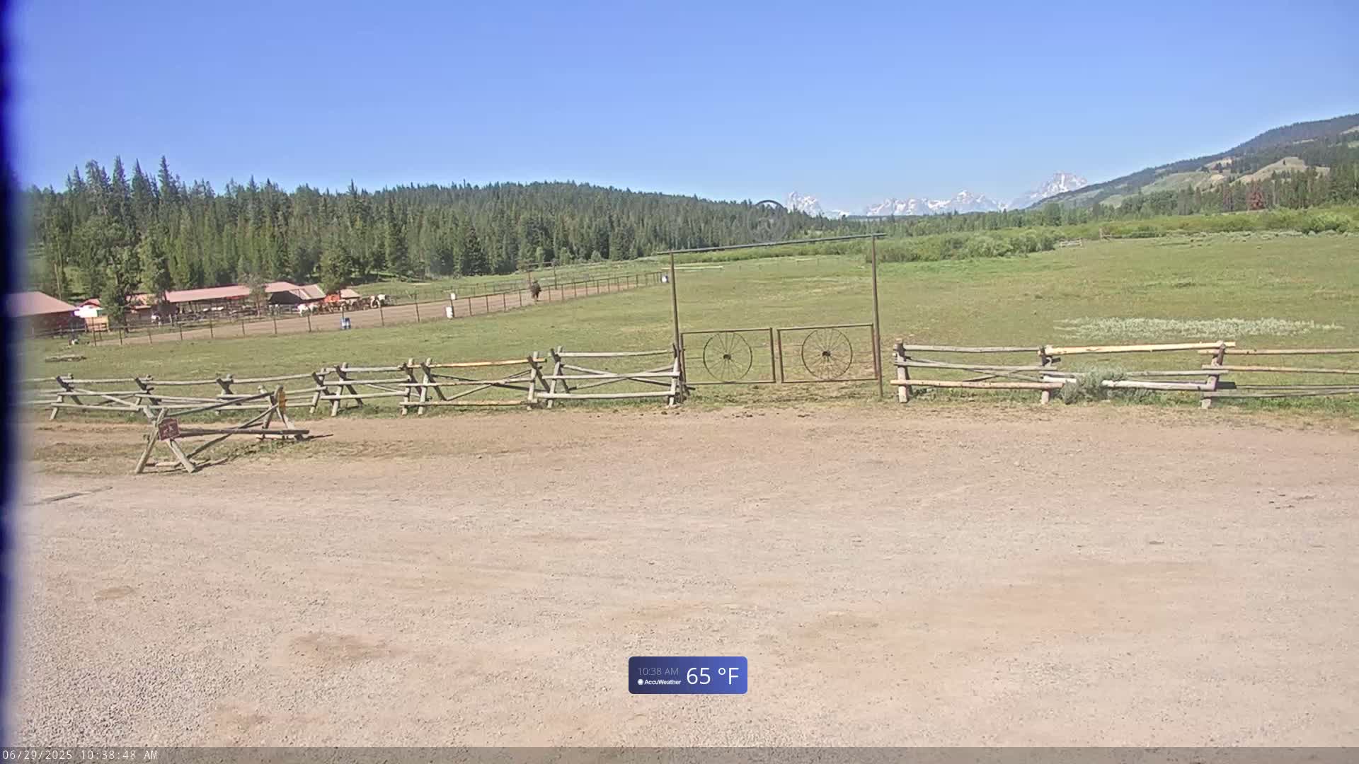 Turpin Meadow Ranch & Campground Live Cam - Moran, Teton, Wyoming, USA
