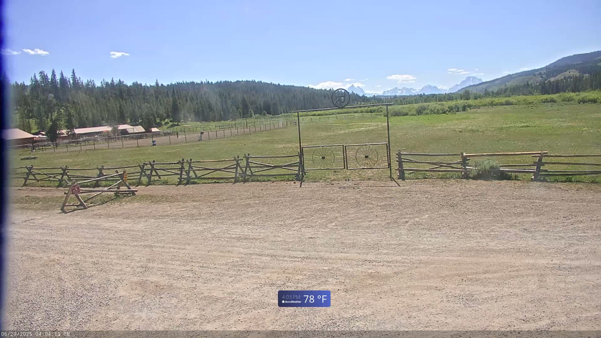 Turpin Meadow Ranch & Campground Live Cam - Moran, Teton, Wyoming, USA
