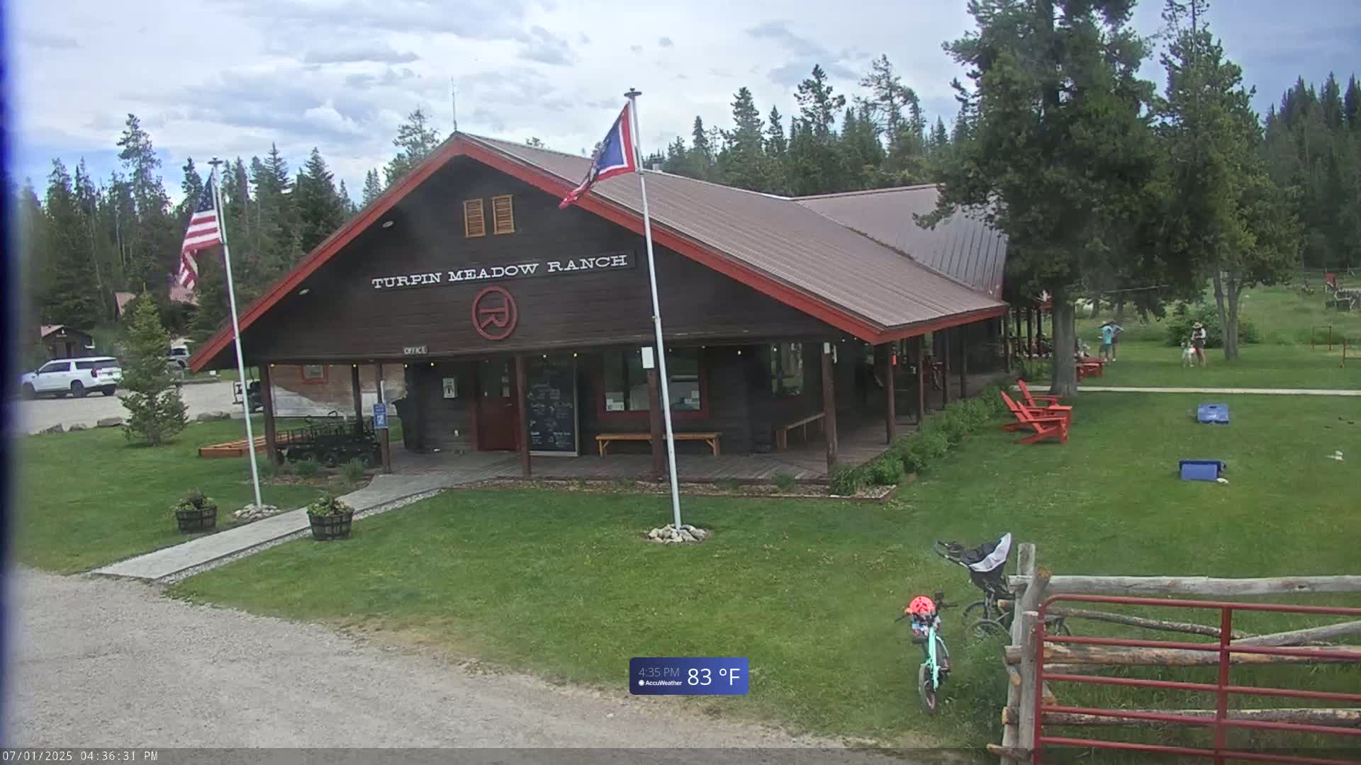 Turpin Meadow Ranch & Campground Live Cam - Moran, Teton, Wyoming, USA