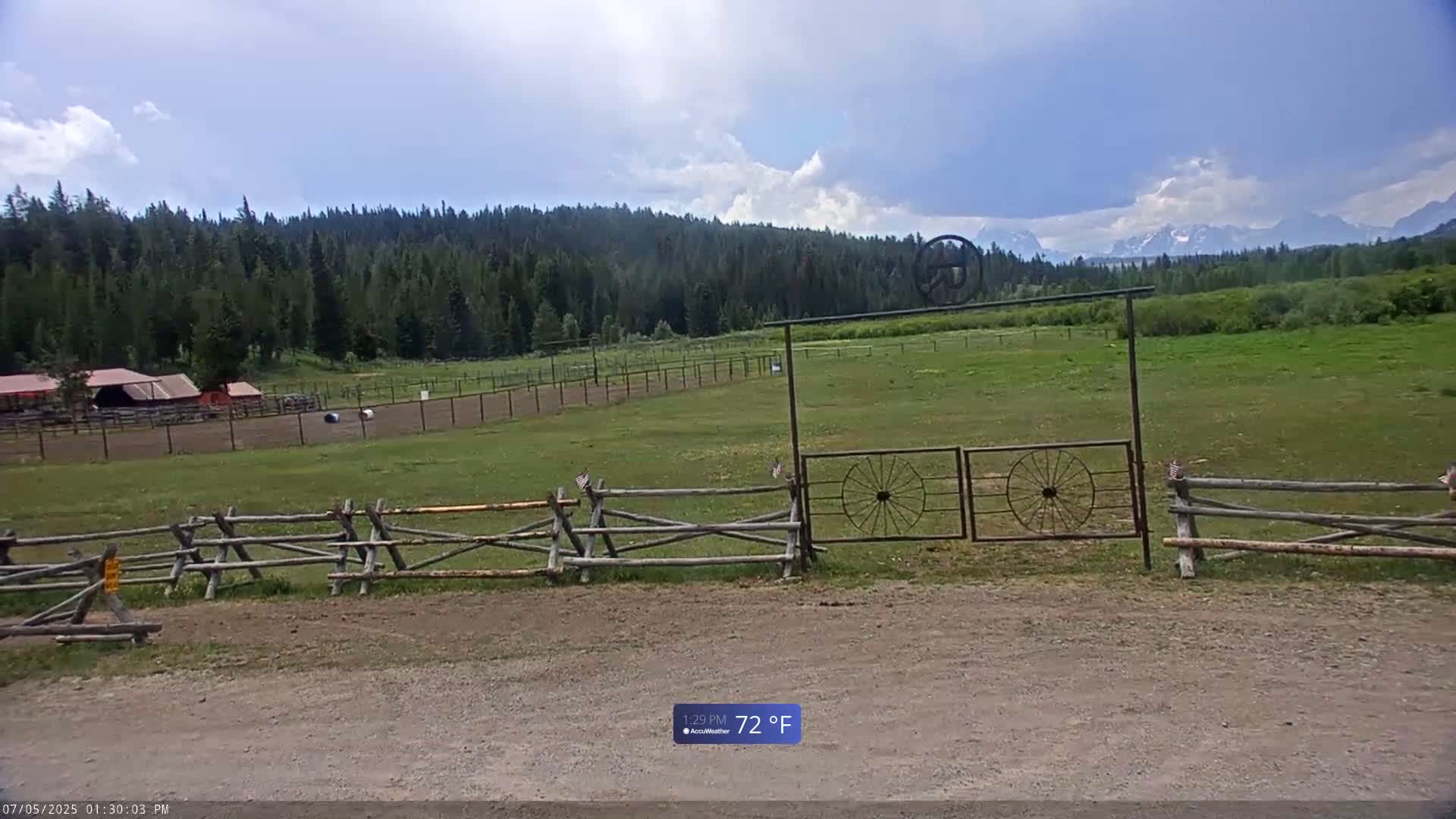Turpin Meadow Ranch & Campground Live Cam - Moran, Teton, Wyoming, USA