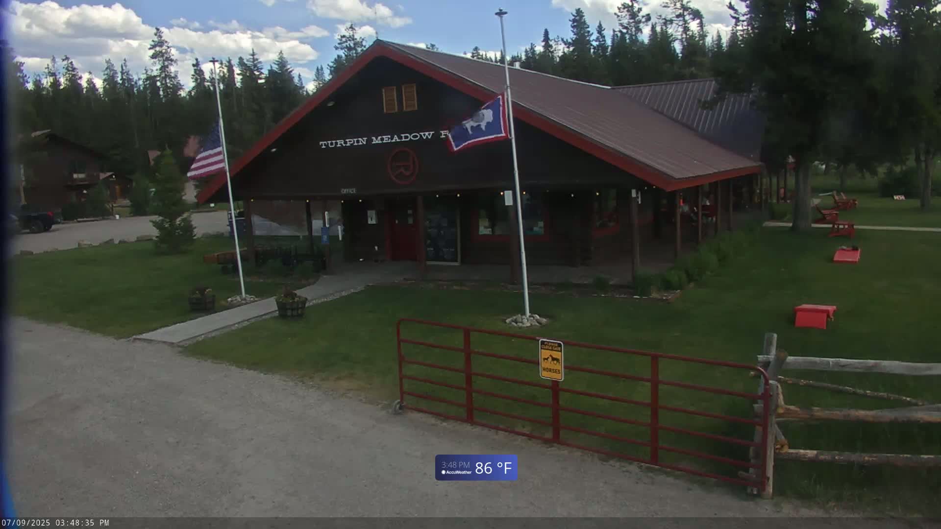 Turpin Meadow Ranch & Campground Live Cam - Moran, Teton, Wyoming, USA