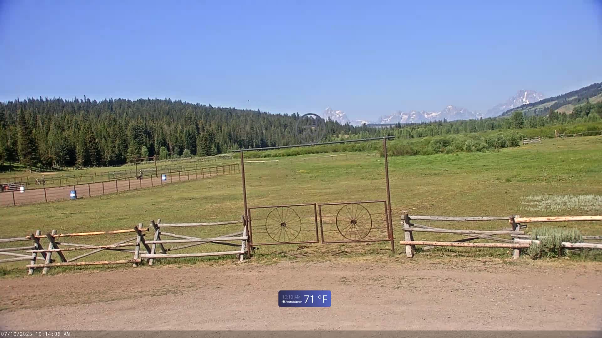 Turpin Meadow Ranch & Campground Live Cam - Moran, Teton, Wyoming, USA